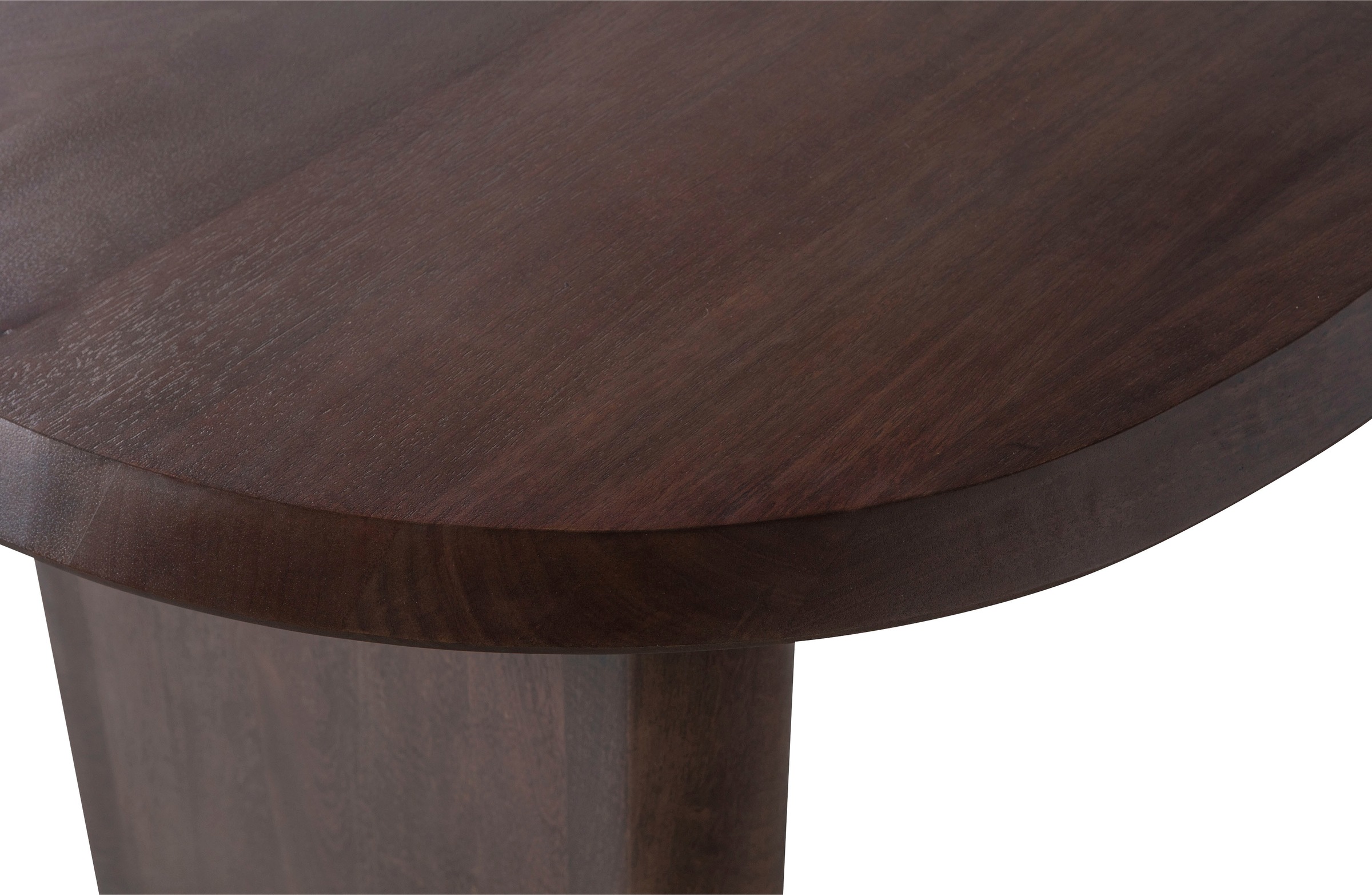 WOOOD Esstisch »Ellips« abgeflachter Kante, aus Mangoholz, Breite 240 cm