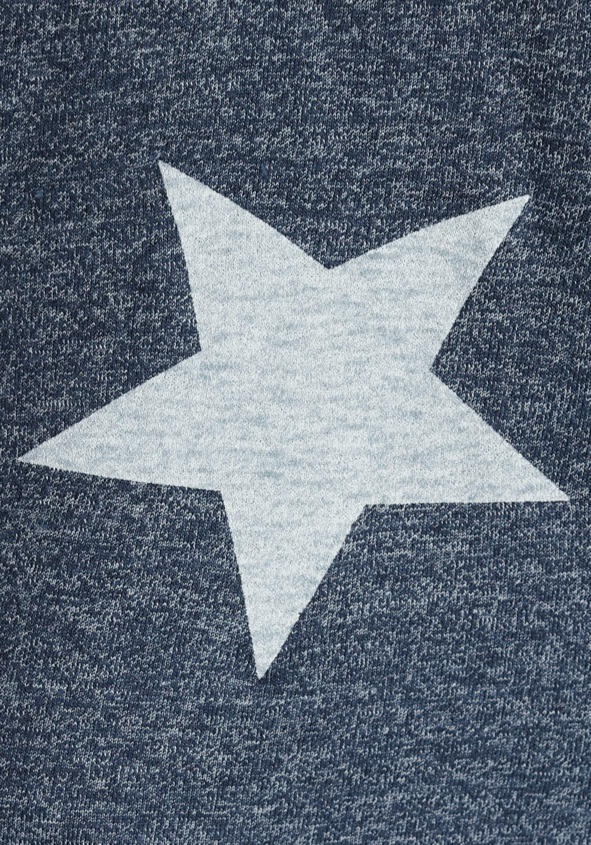 Vivance Dreams Pyjama 2 Stück, 4 Stk. tlg., in melierter Optik mit Sternen