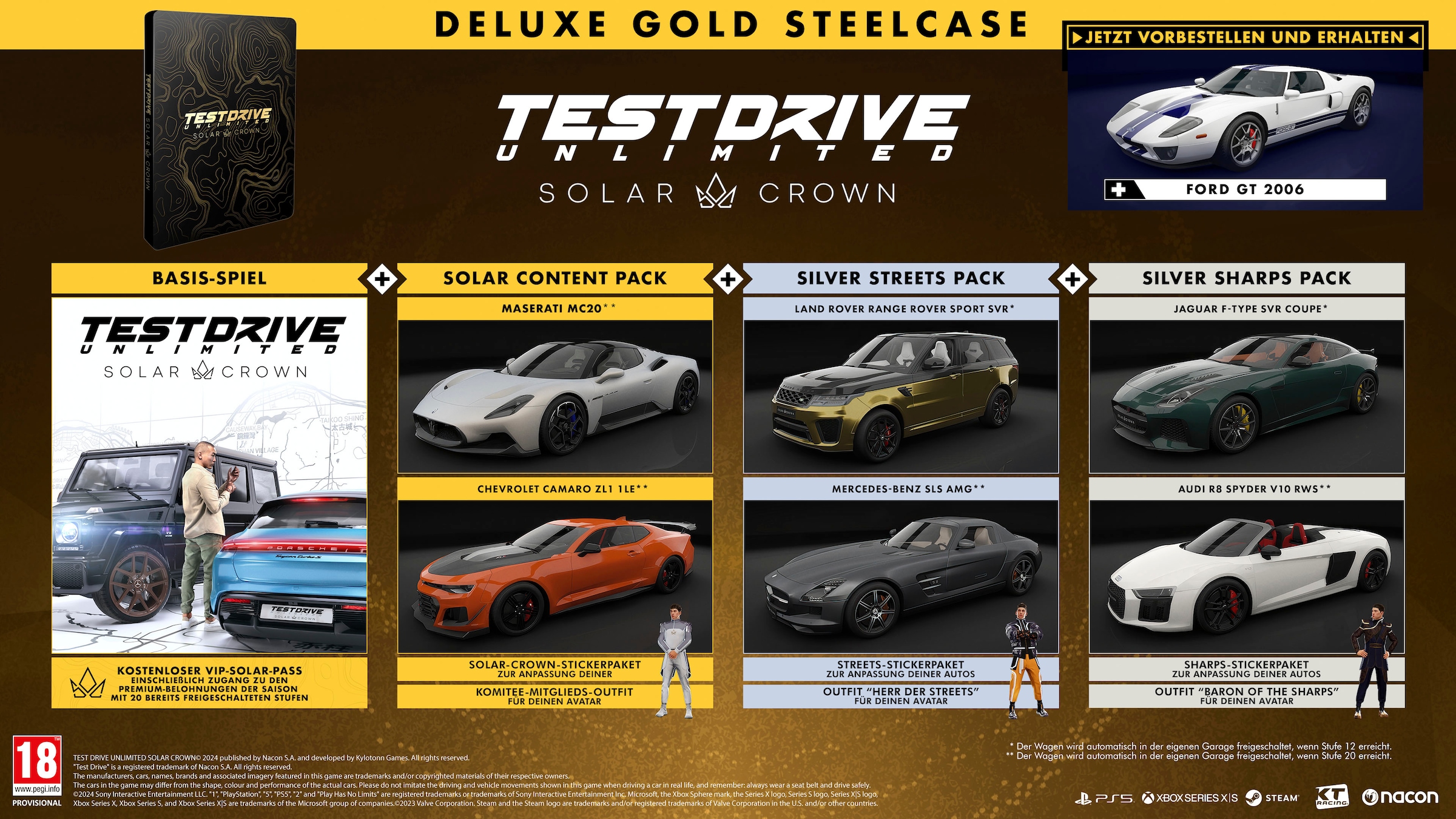 nacon Spielesoftware »Test Drive Unlimited Solar Crown - Deluxe Edition (PS5)« PlayStation 5