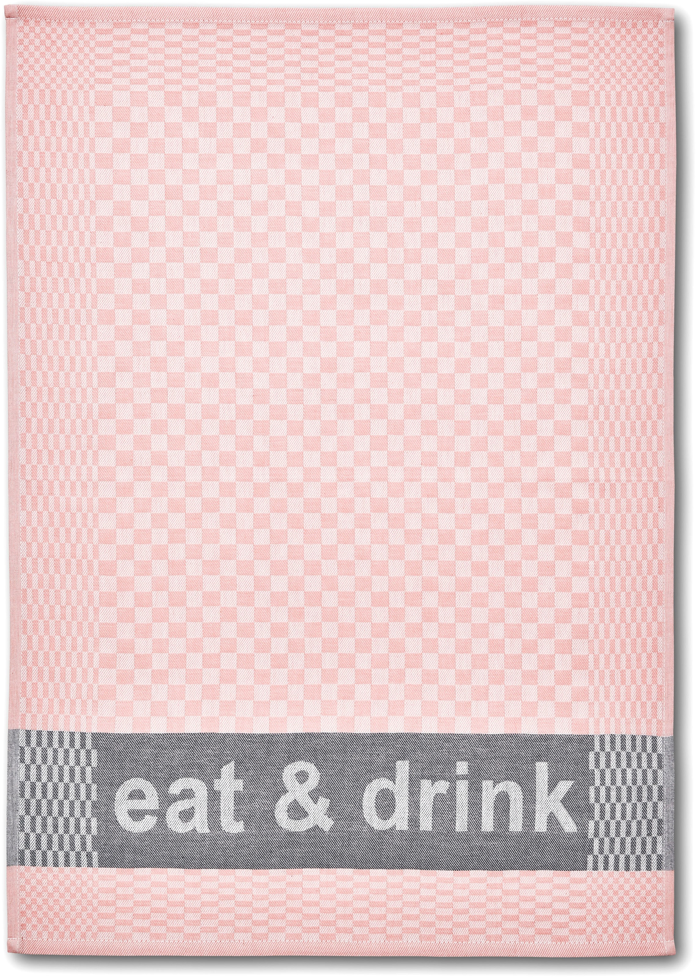Dyckhoff Geschirrtuch »Eat & Drink, Masse je Tuch ca. 50x70 cm« mit drei verschiedenen Motiven