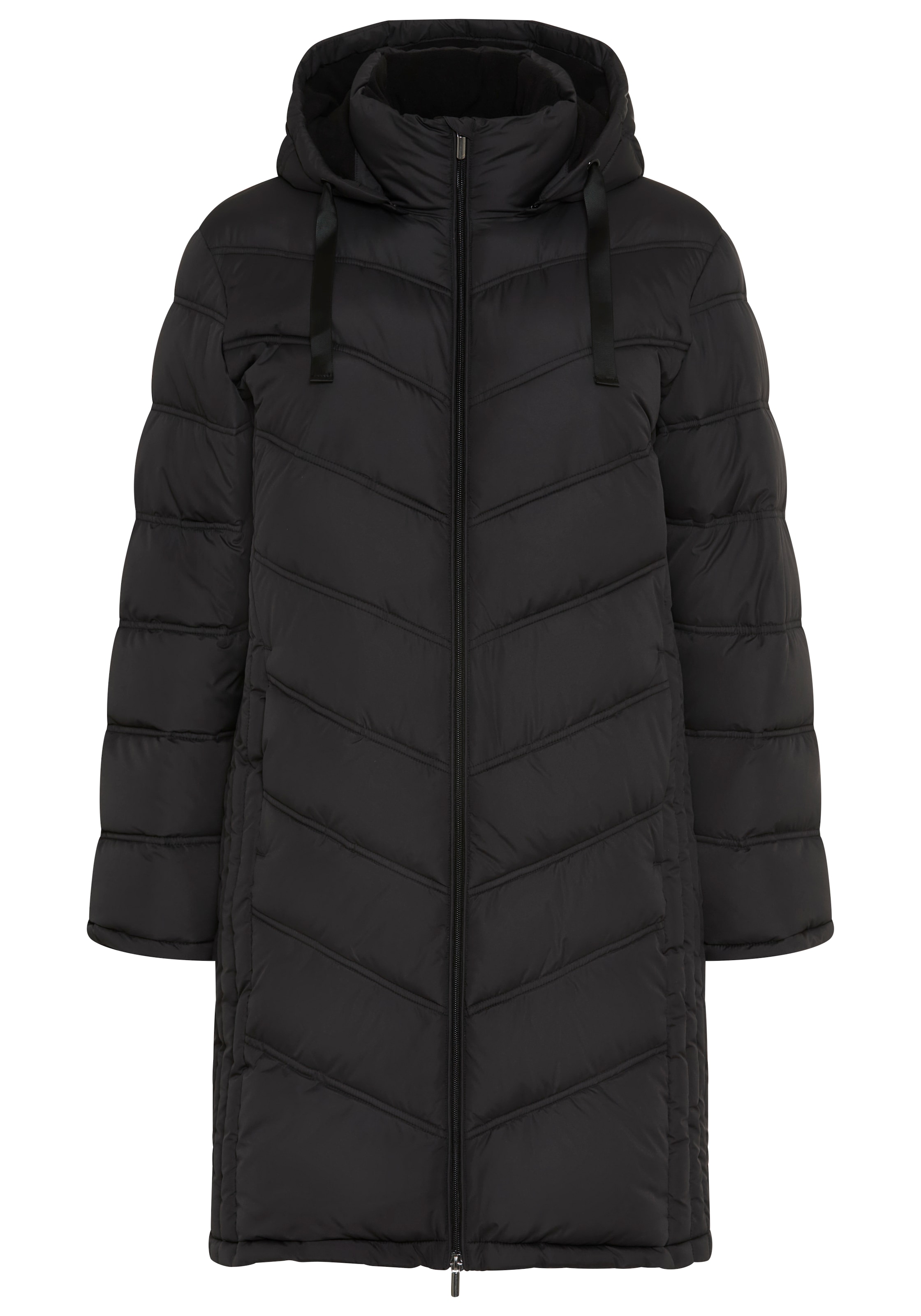 Laura Scott CURVE Manteau matelassé »Grosse Grössen« avec capuche amovible et empiècements latéraux
