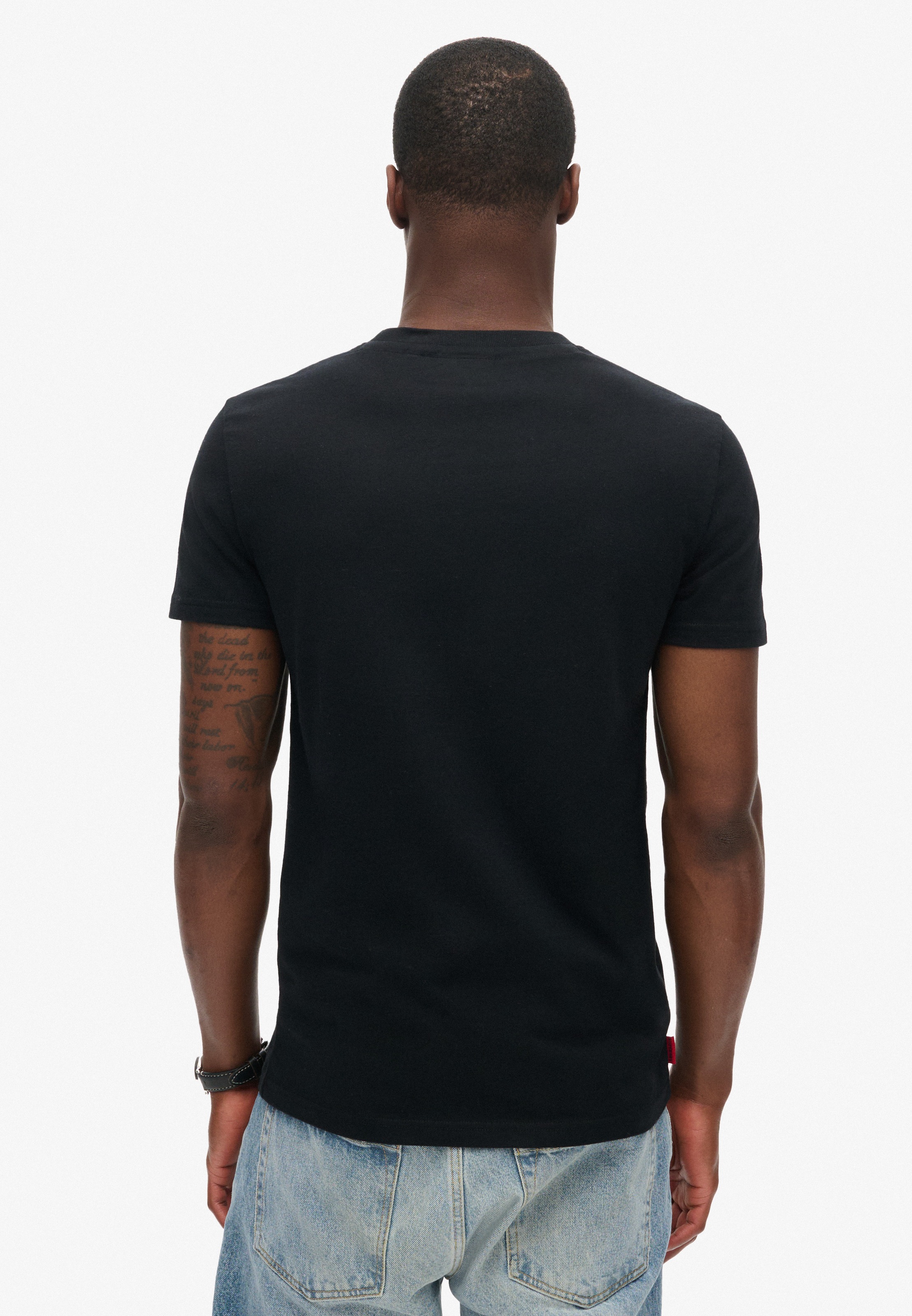 Superdry Shirt à col rond »ESSENTIAL CONTRAST EMB TEE«