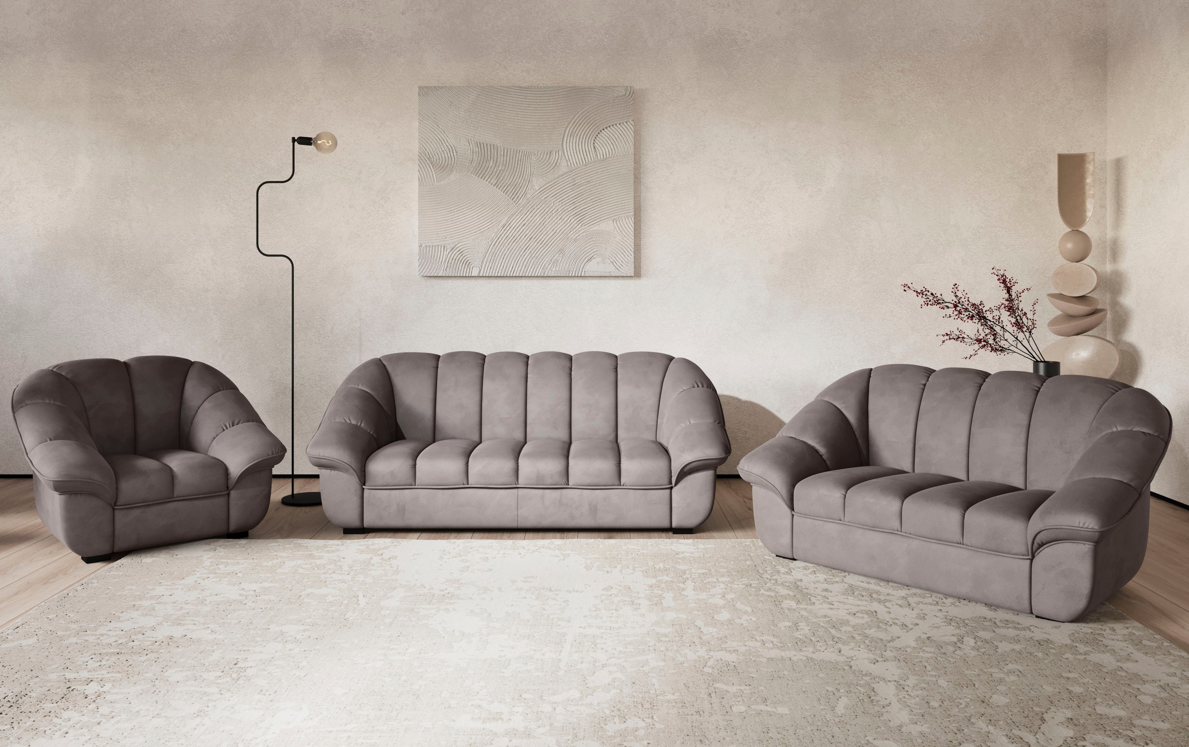 COTTA 3-Sitzer »Mado, Breite 215 cm« verschiedene Sofas individuell kombinierbar