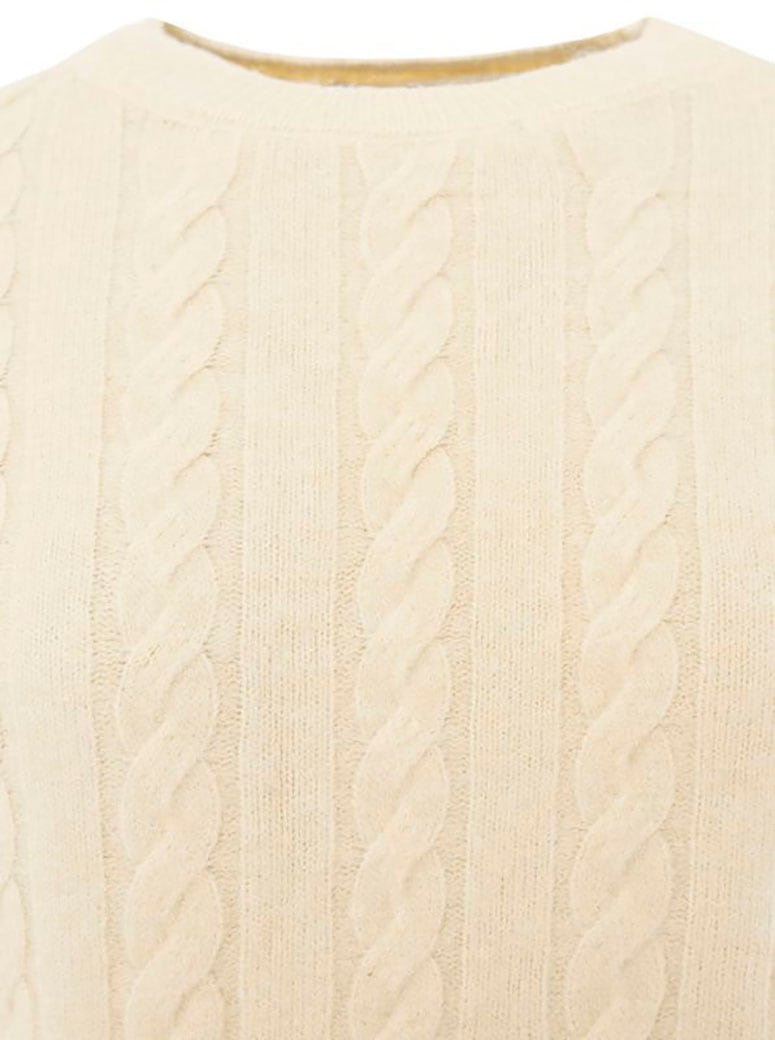 Zwillingsherz Pull en tricot »"Zopfstrick"« Rundhalsausschnitt, Zopfstrick, Langarm