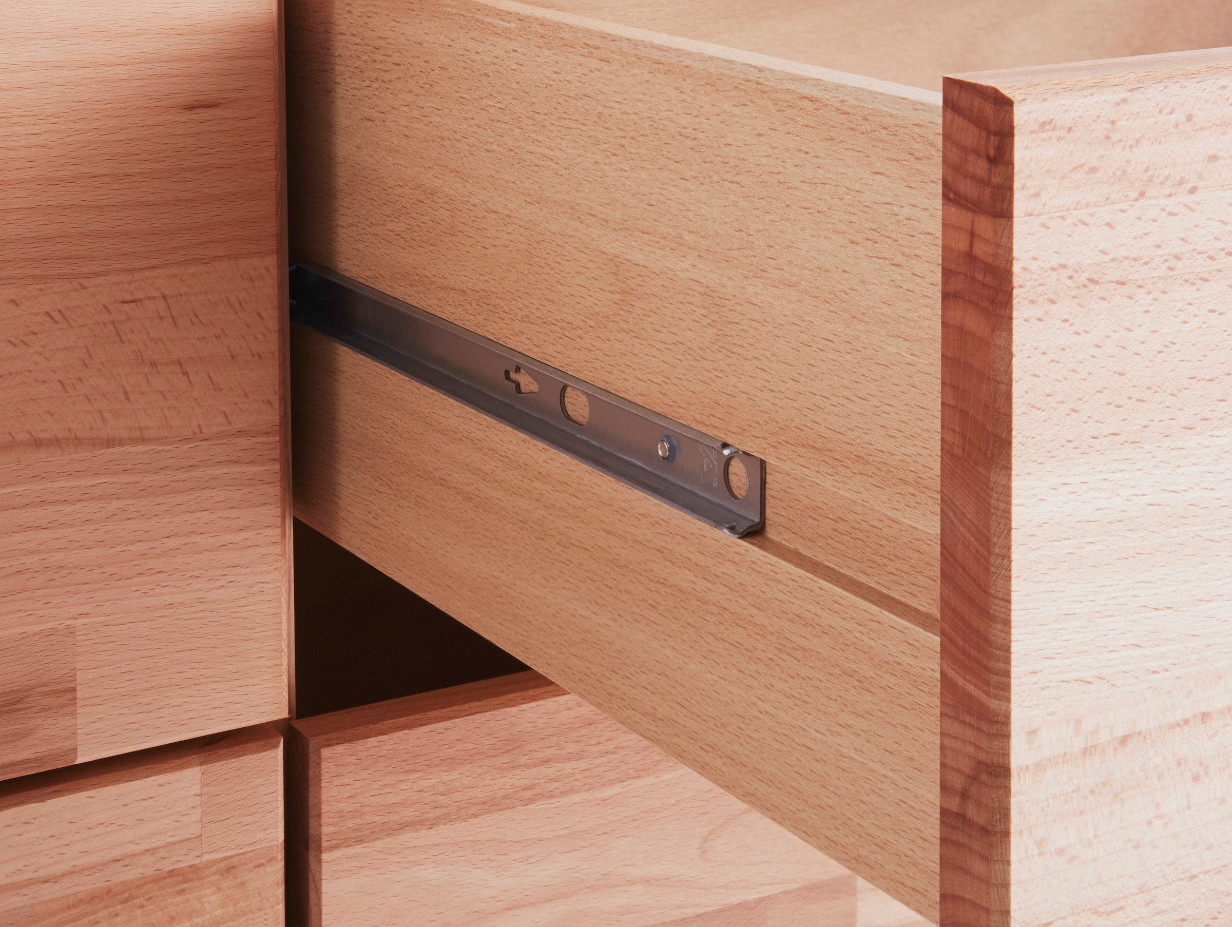 VOGL Möbelfabrik Highboard »Toronto« opt. Glastüren, teilmassiv, Rahmenoptik, Made in Germany