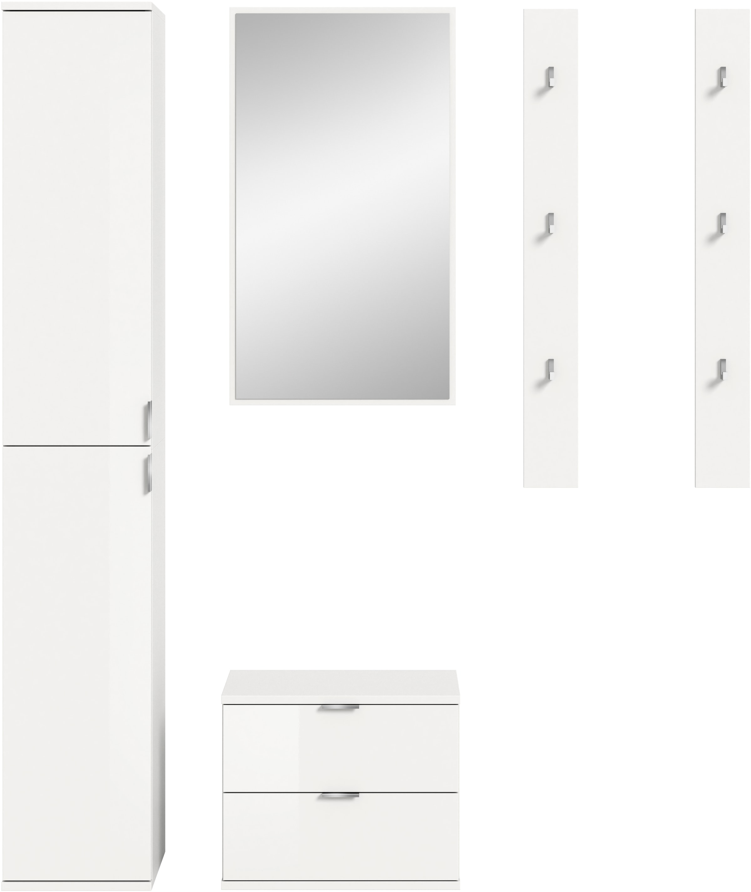 Home affaire Garderoben-Set »Trondheim, Garderobenset 4-tlg. Breite 148 cm,« 4 Stk. tlg.