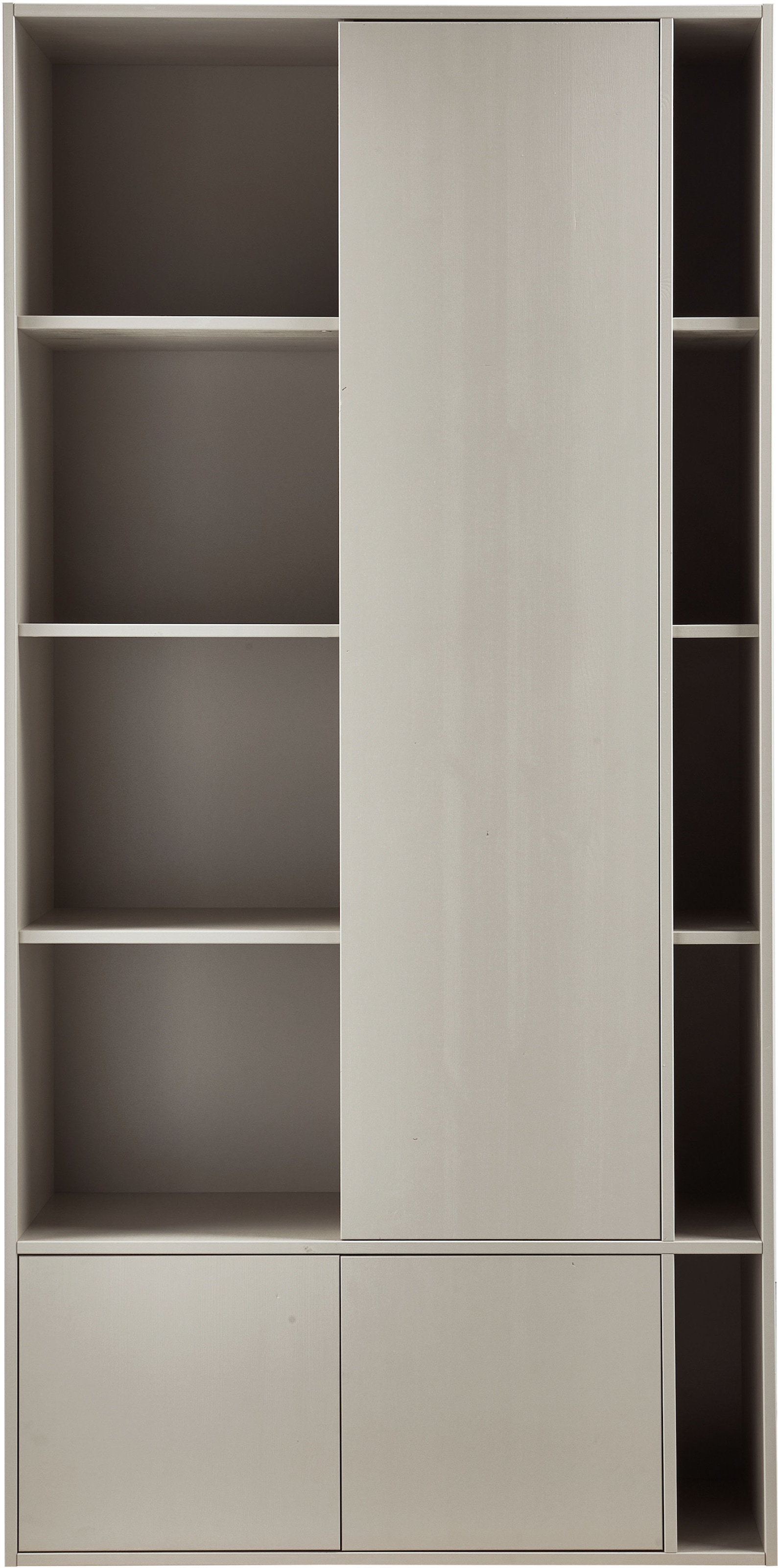 WOOOD Armoire vestiaire »Settle Down FSC®-Kiefernholz Druckmechanismus H 218 x B 108 x T 44 cm« montable des deux côtés, fixation murale recommandée, panneau arrière HDF
