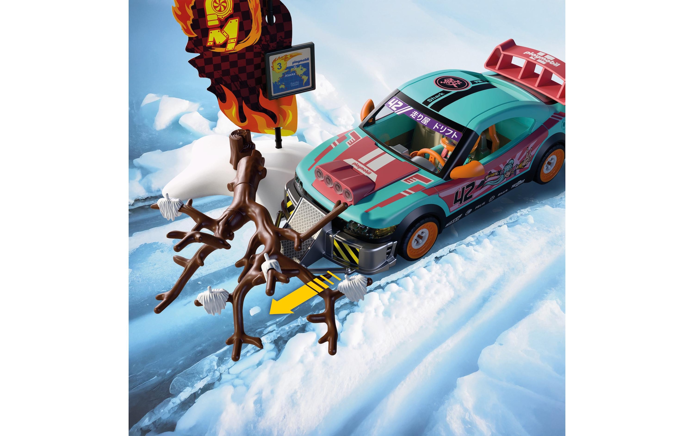 Playmobil® Konstruktions-Spielset »Offroad Tuningcar (72062), City Action« Made in Europe