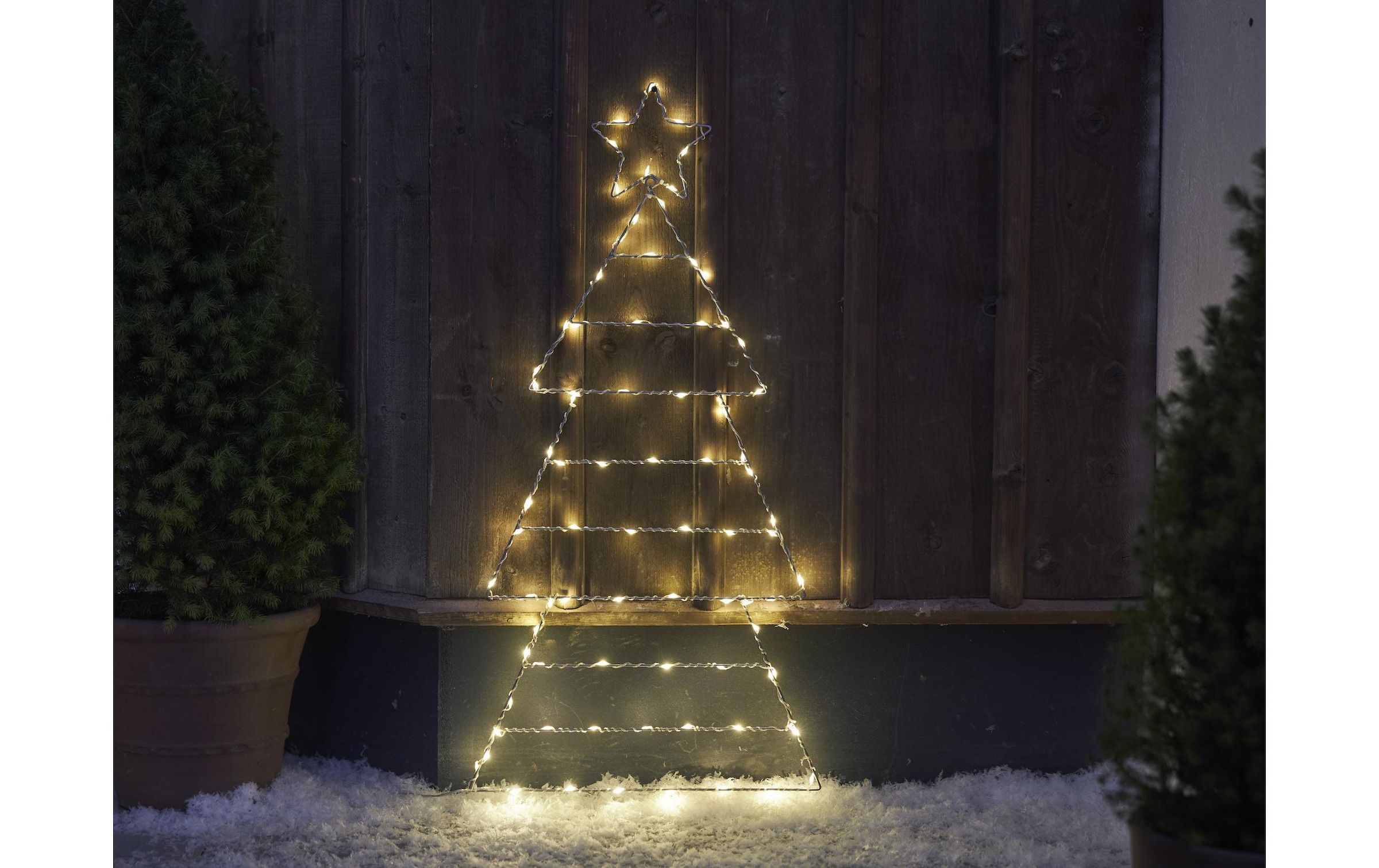 Parforce Traditional Hunting LED Dekofigur »Trading Silhouette Folde 84 LED« Warmweiss