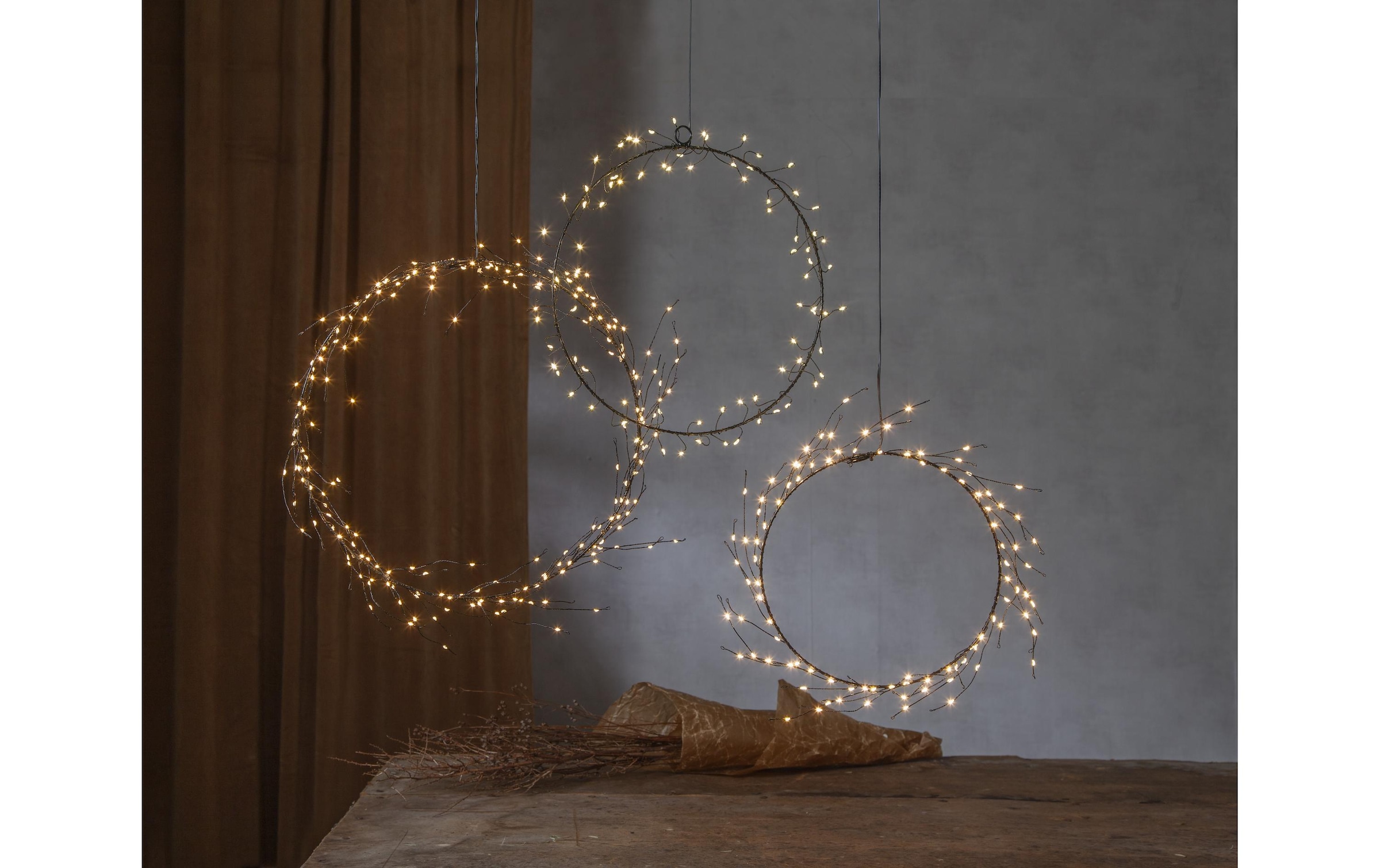   Dekohänger »LED-Weihnachtskranz«