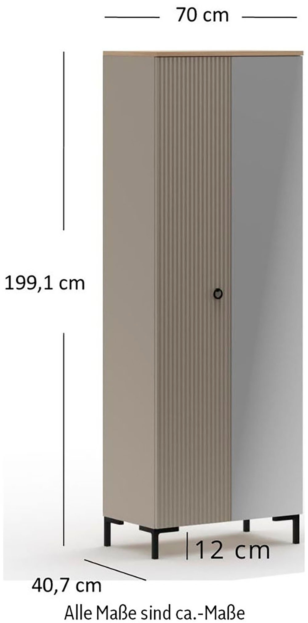 Home affaire Ensemble de vestiaires »Luminara« Komplett-Set, 5 cuis tlg.