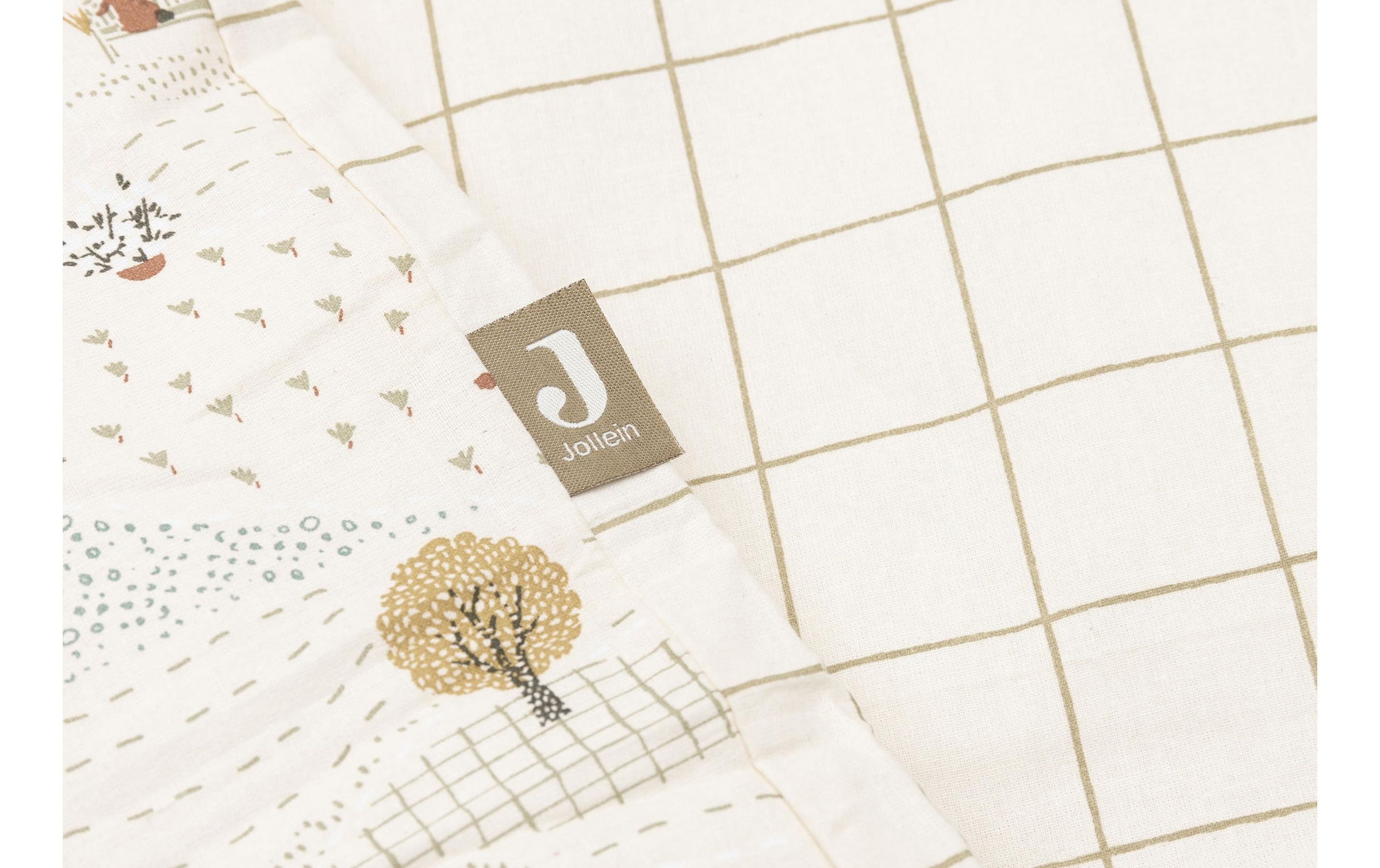 Jollein Linge de lit pour enfants »Tiny Park 100 x 140 cm«