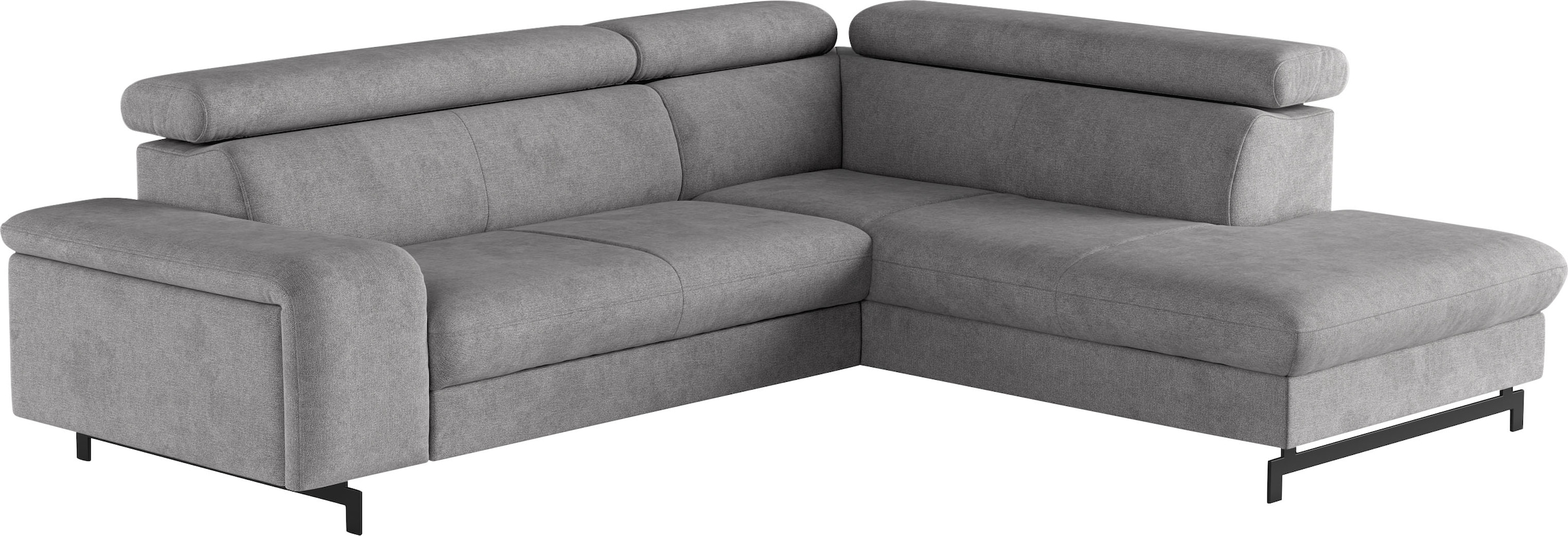 COTTA Ecksofa »Emma L-Form« mit Kopfteilverstellung, wahlweise mit Bettfunktion & Bettkasten