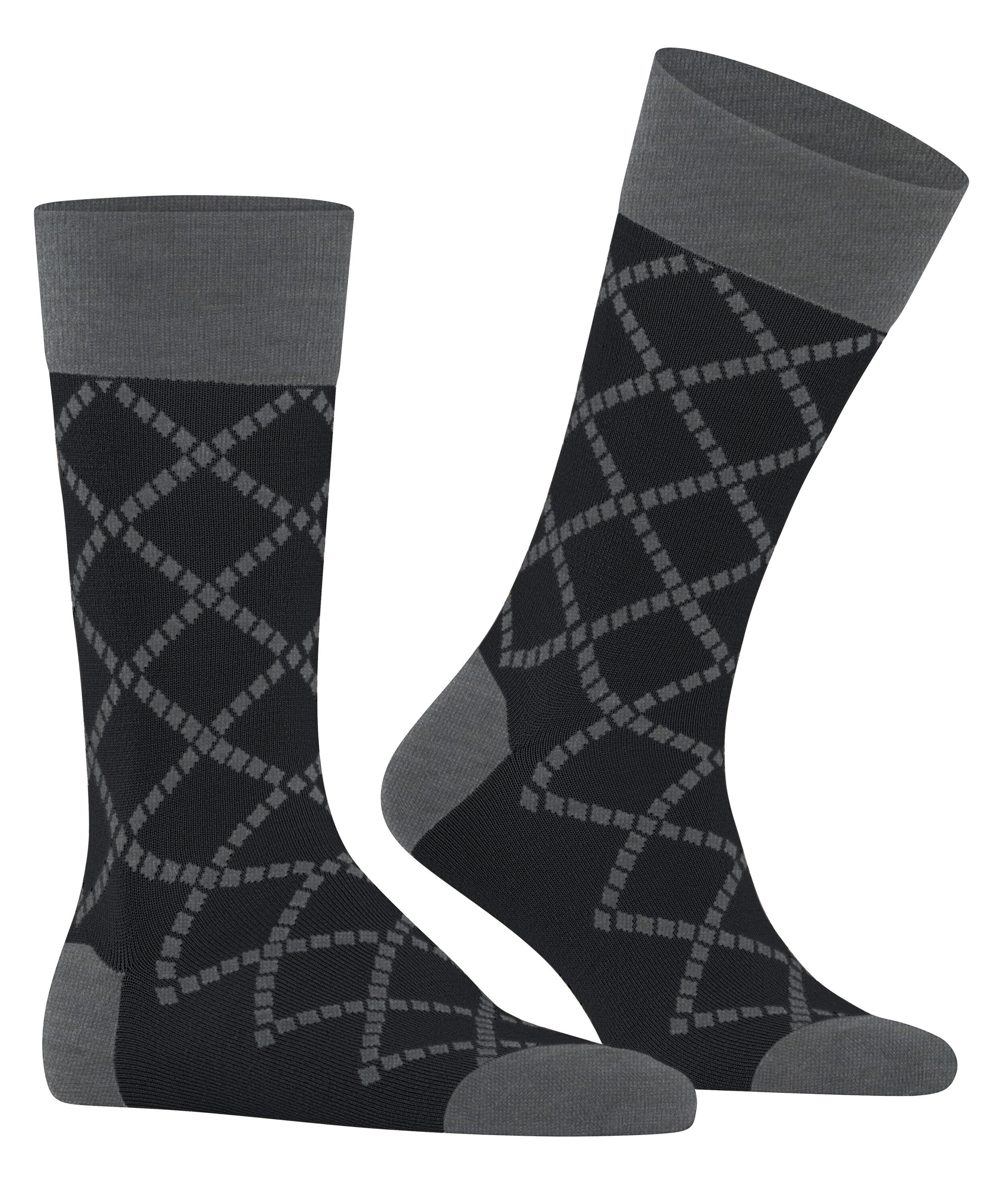 Burlington Chaussettes »Ferry Road« Taille unique 40-46, motif losanges, mélange laine chaud