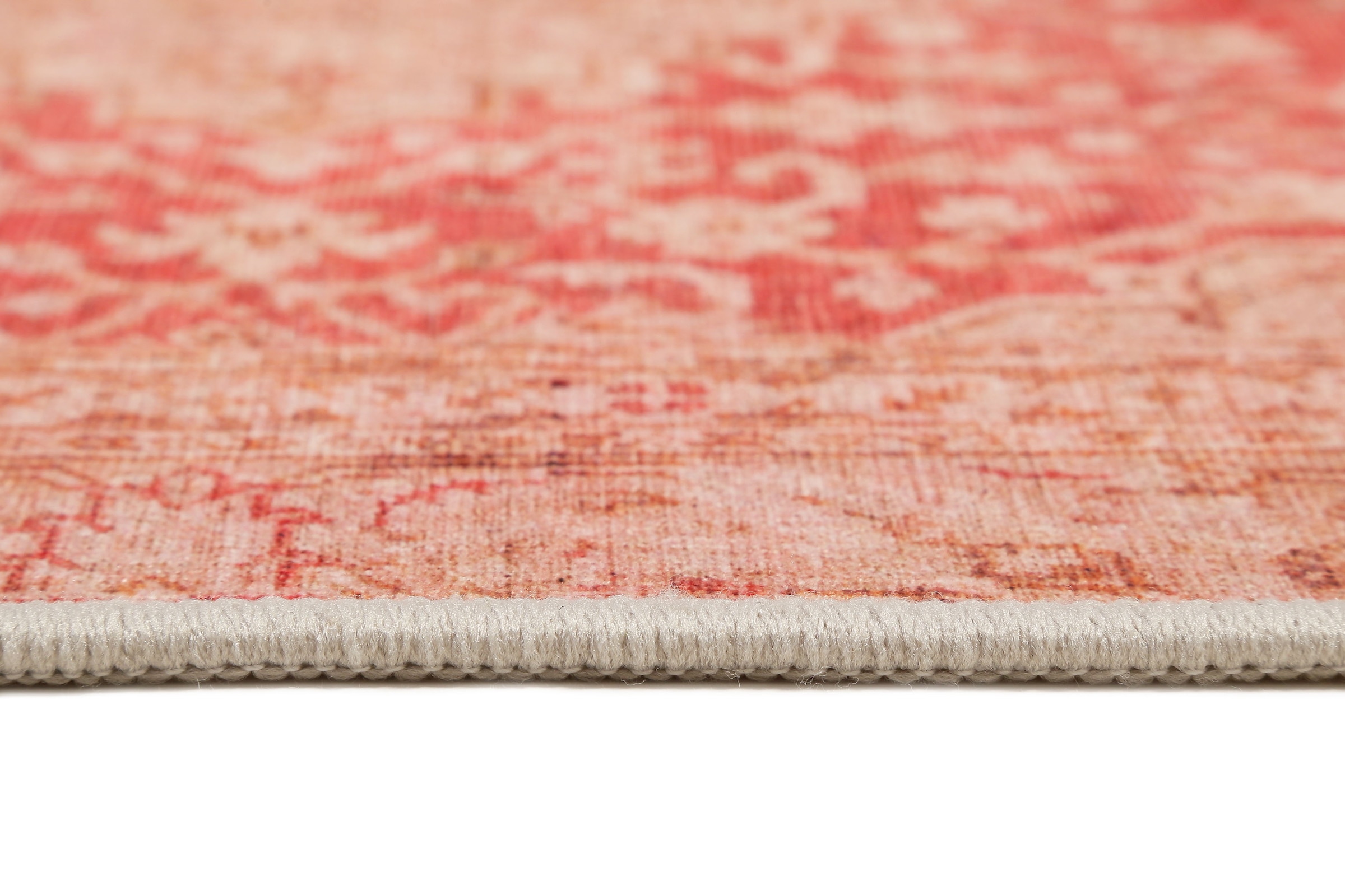 Wecon home Badematte »Polaroid« Höhe 6 mm rutschhemmend beschichtet fussbodenheizungsgeeignet | schnell trocknend Vintage Orient Stil, Badezimmerteppich, waschbar