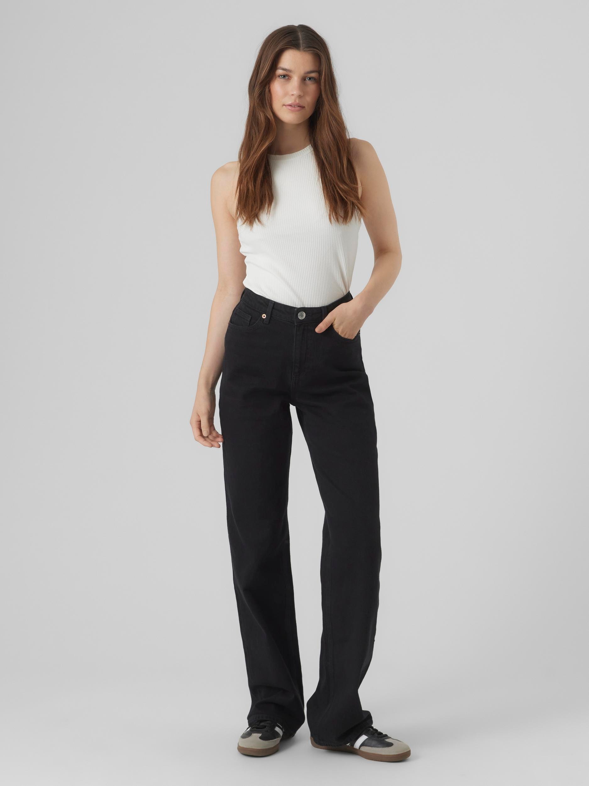 Vero Moda Jeans taille haute »VMTESSA HR WIDE JEANS RA118 GA NOOS«