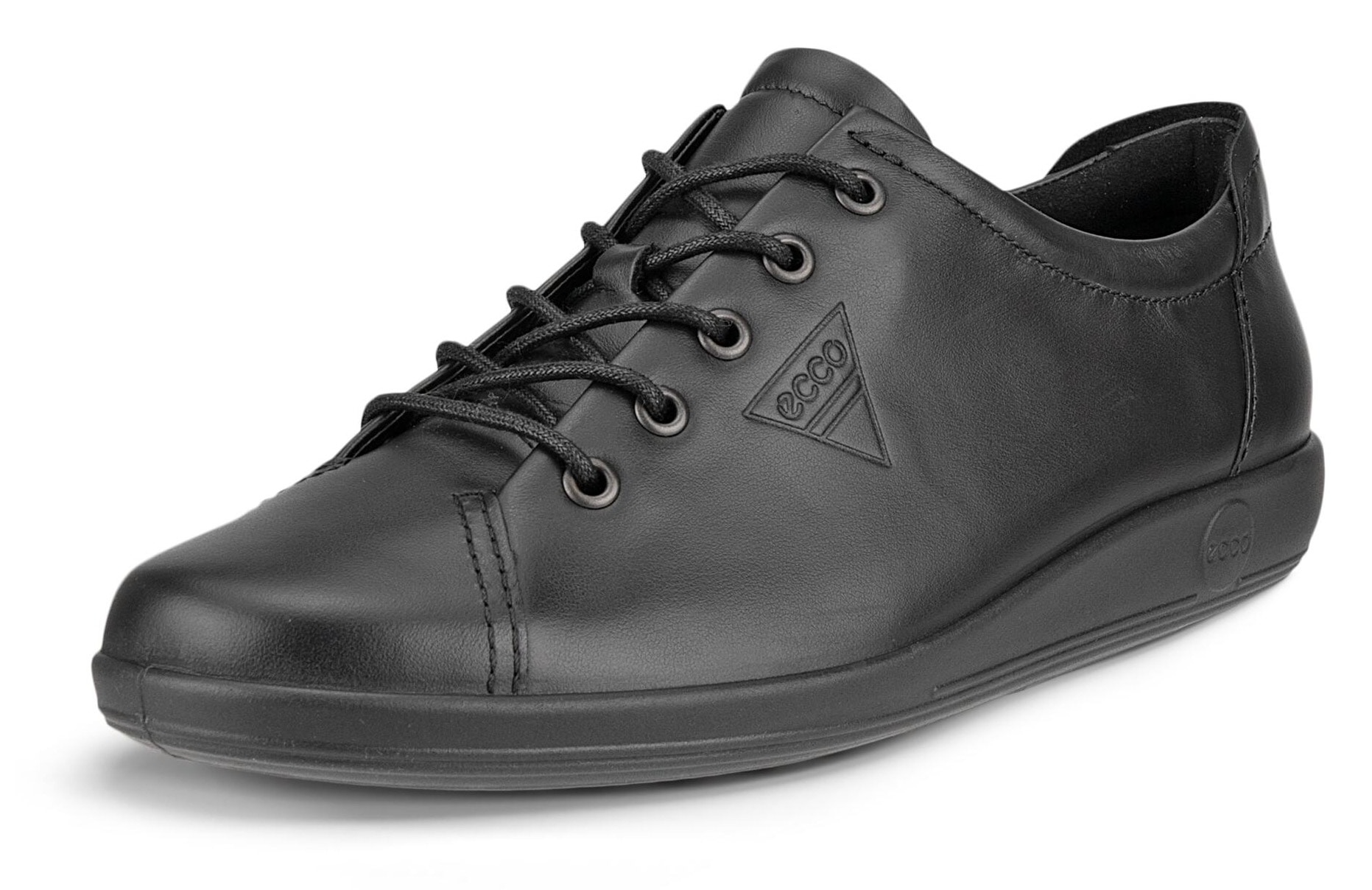 Ecco Chaussure à lacets »Ecco Soft 2.0«  , Freizeitschuh, Halbschuh, Schnürschuh mit dezenter Logo Prägung