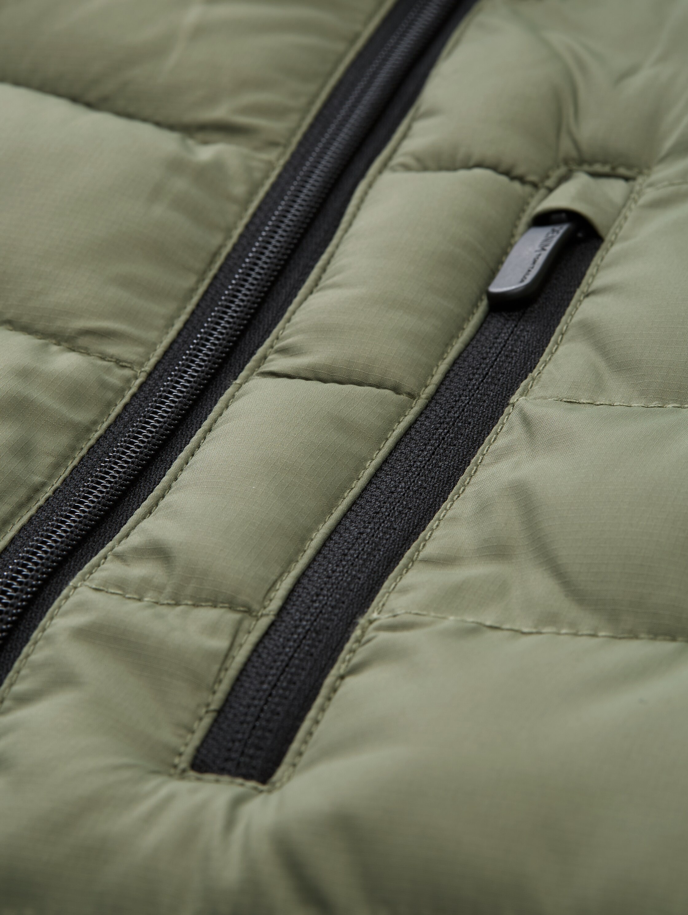 TOM TAILOR Denim Veste matelassée ohne Kapuze mit Stehkragen