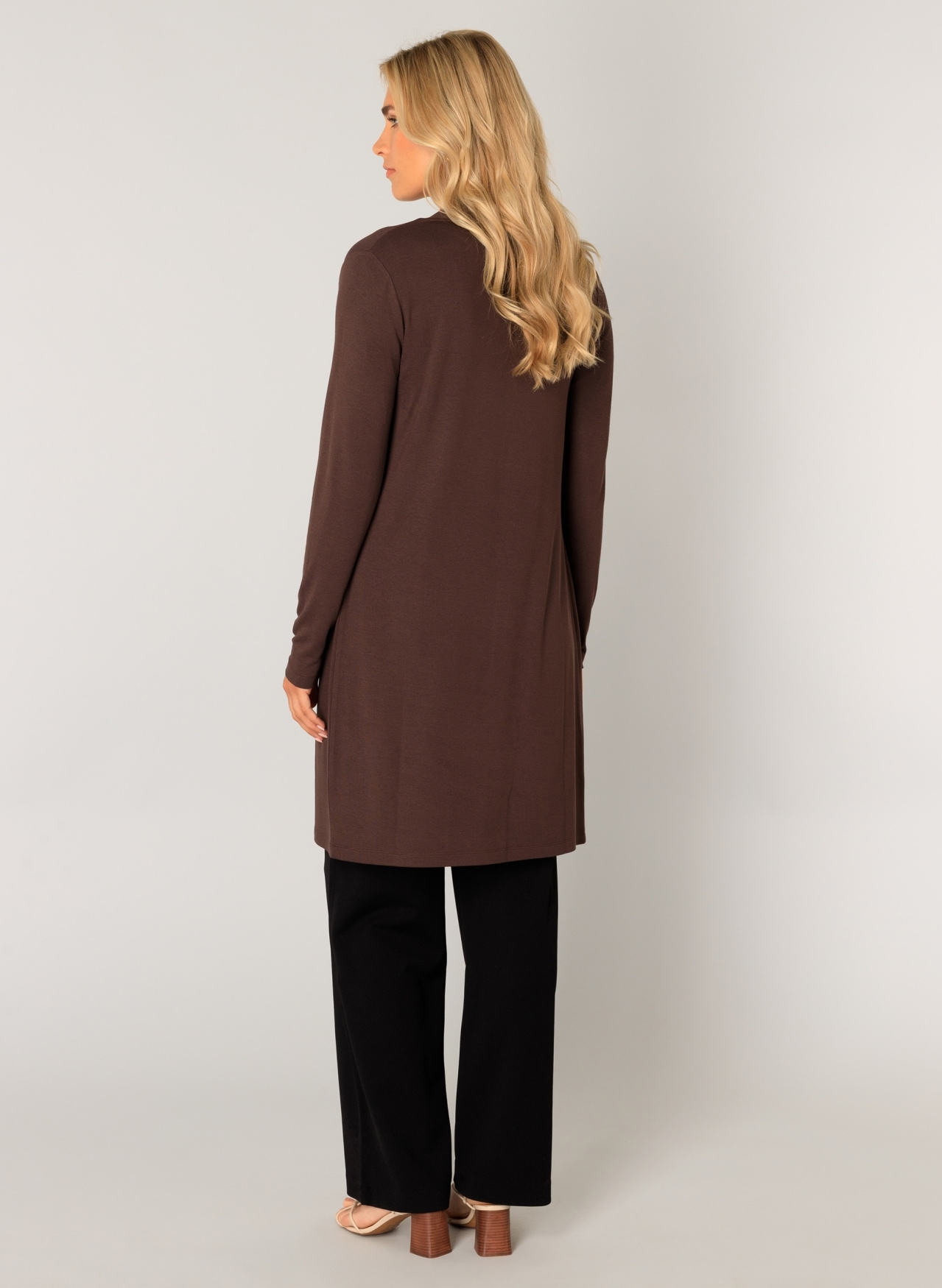 Base Level Cardigan long »Yayla long« ohne Verschluss