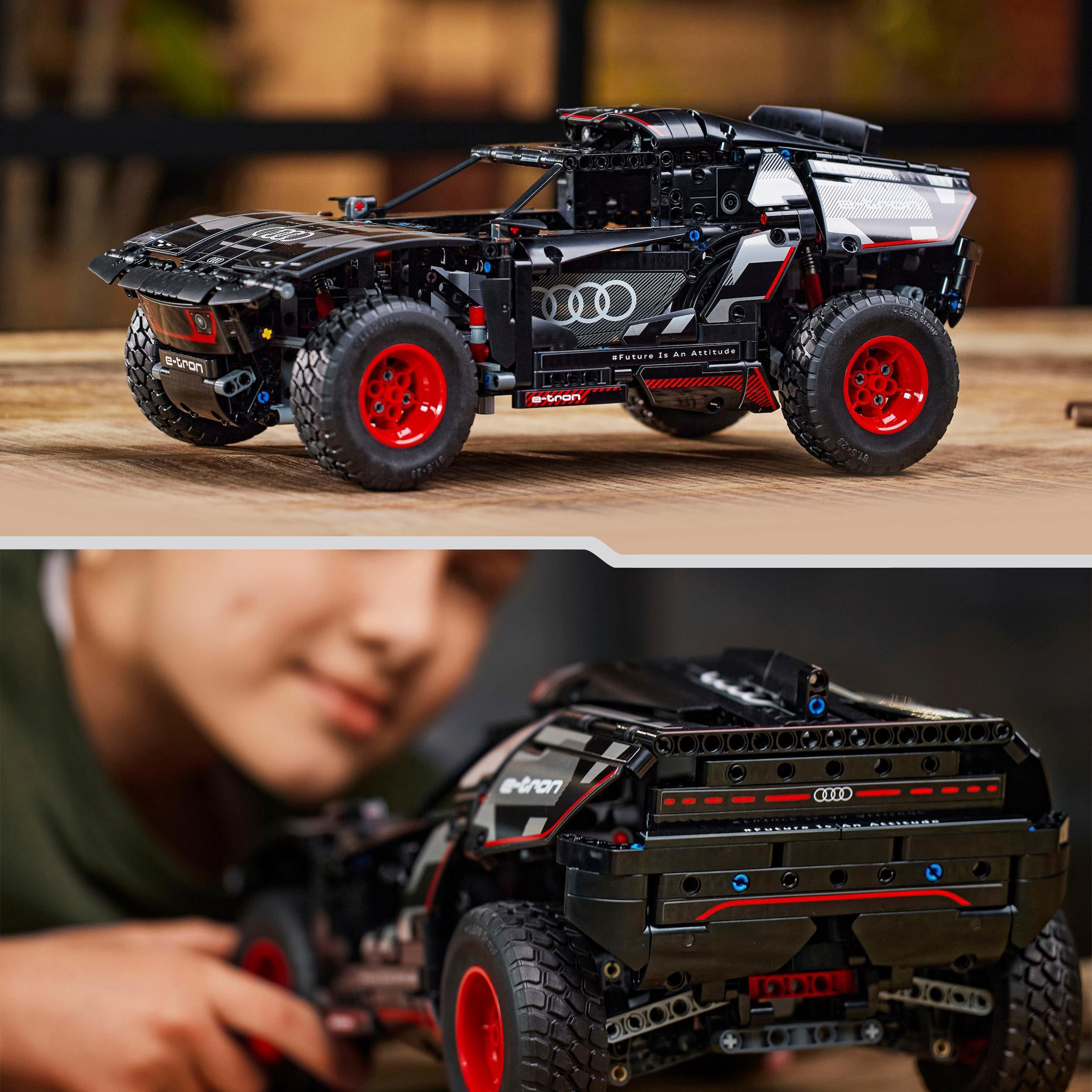 LEGO® Konstruktionsspielsteine »Audi RS Q e-tron (42160), LEGO® Technic« Made in Europe