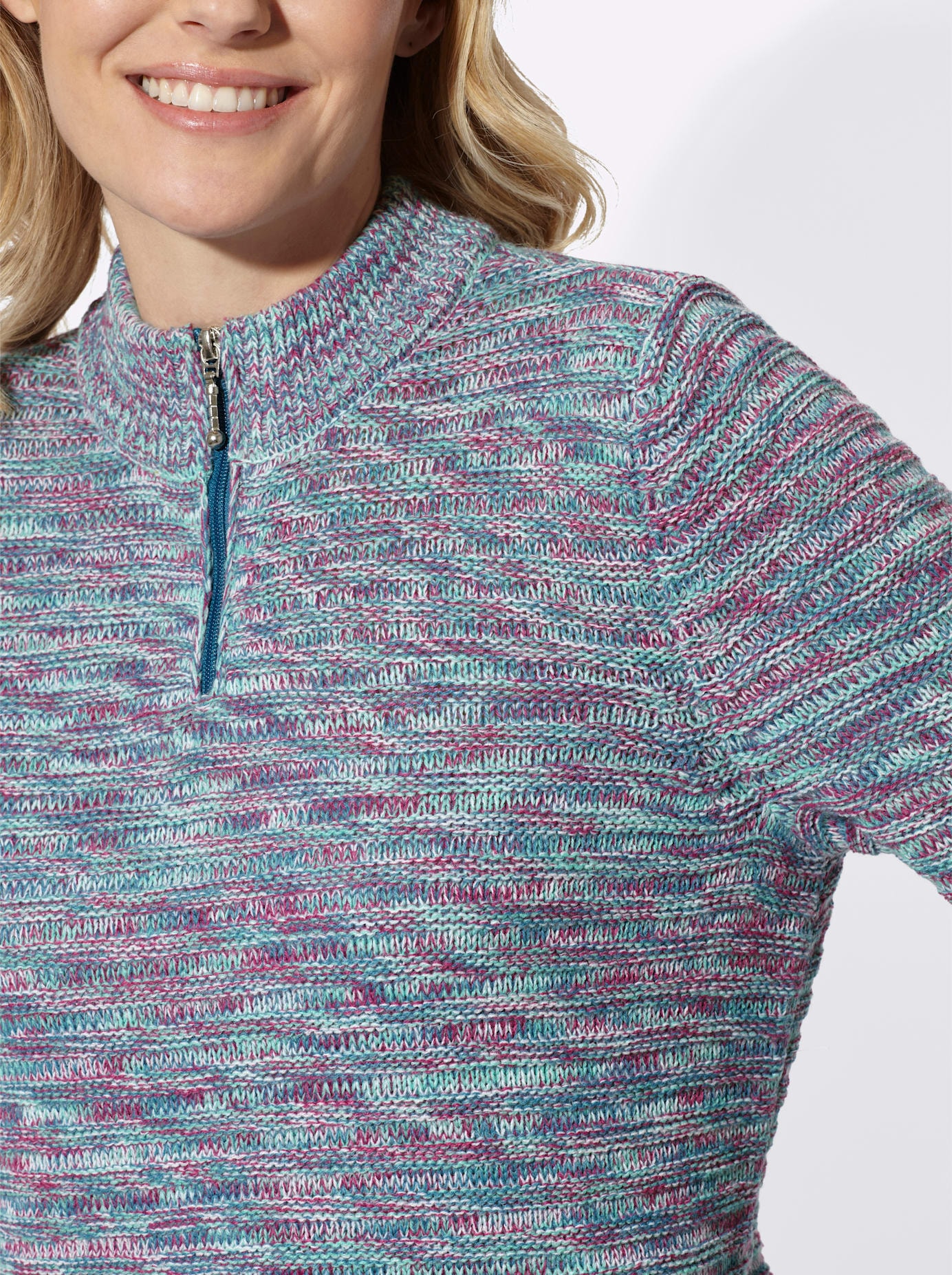 Classic Basics Pull à col montant »Stehkragen-Pullover«
