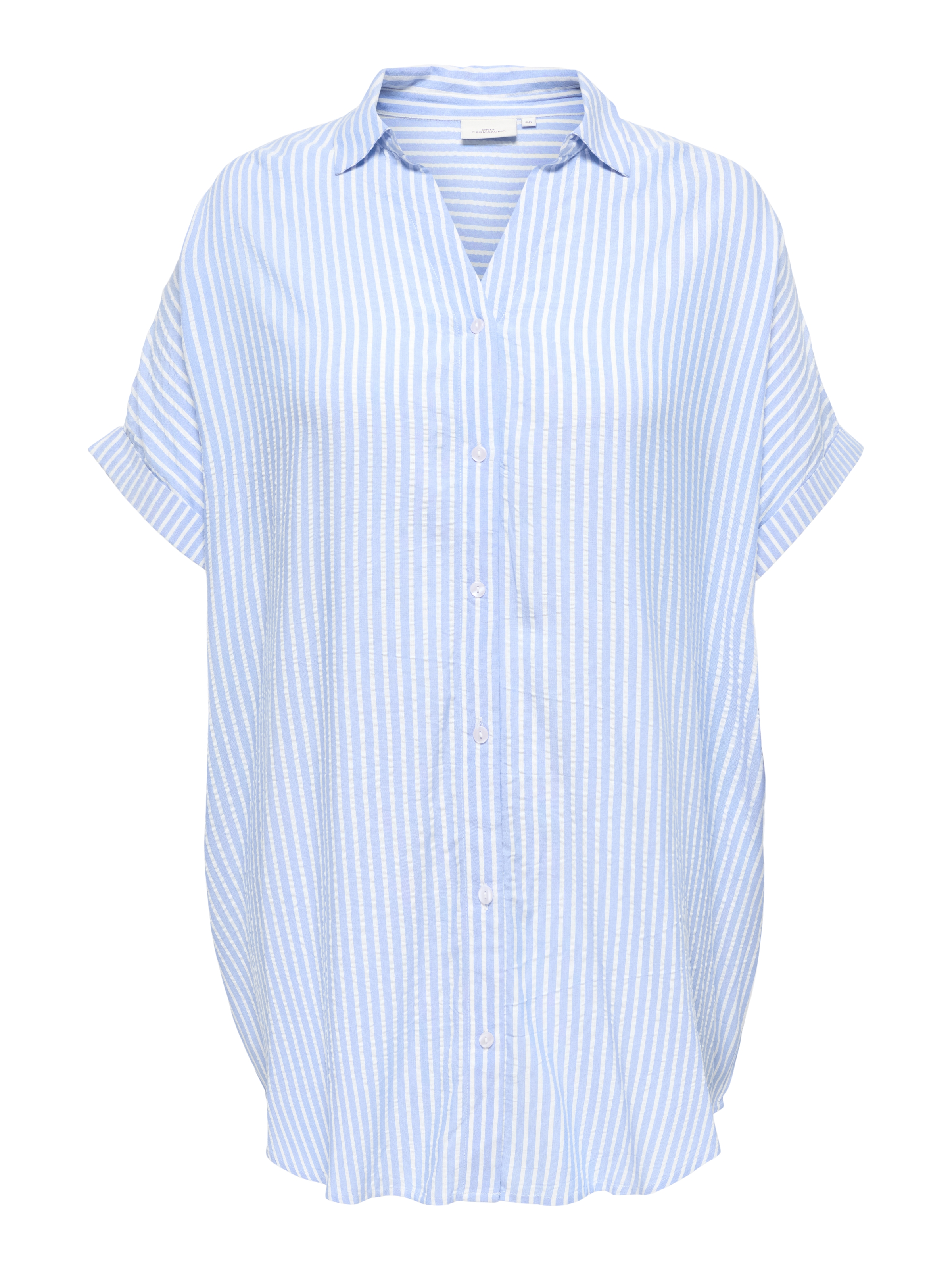 ONLY CARMAKOMA Chemisier long »CARPENNA SS LOOSE SHIRT WVN« viscose, coupe ample