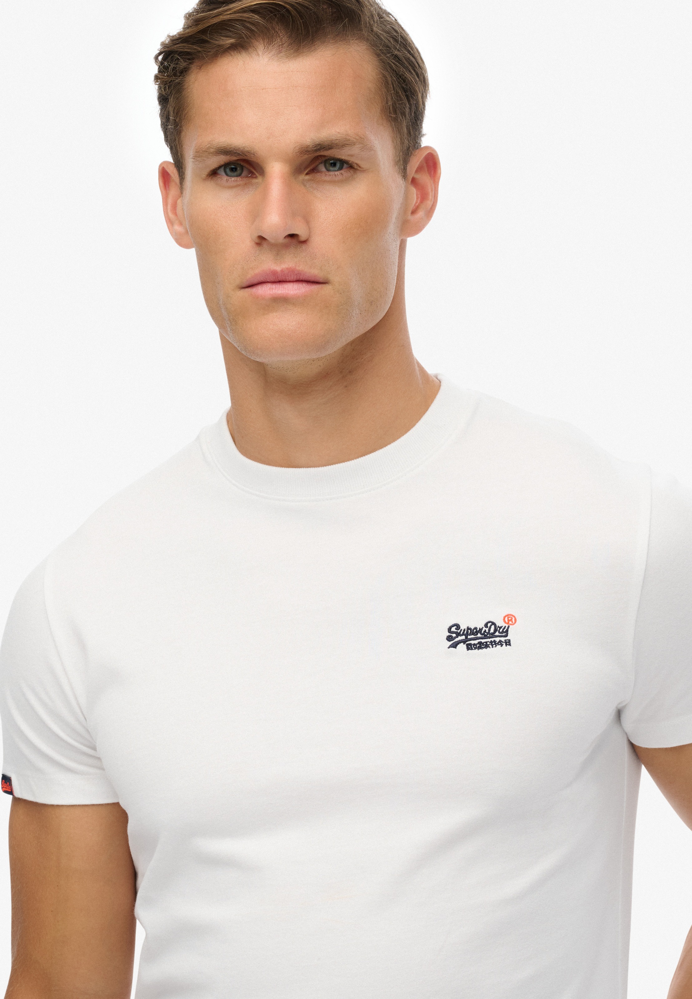 Superdry Rundhalsshirt »ESSENTIAL CONTRAST EMB TEE«