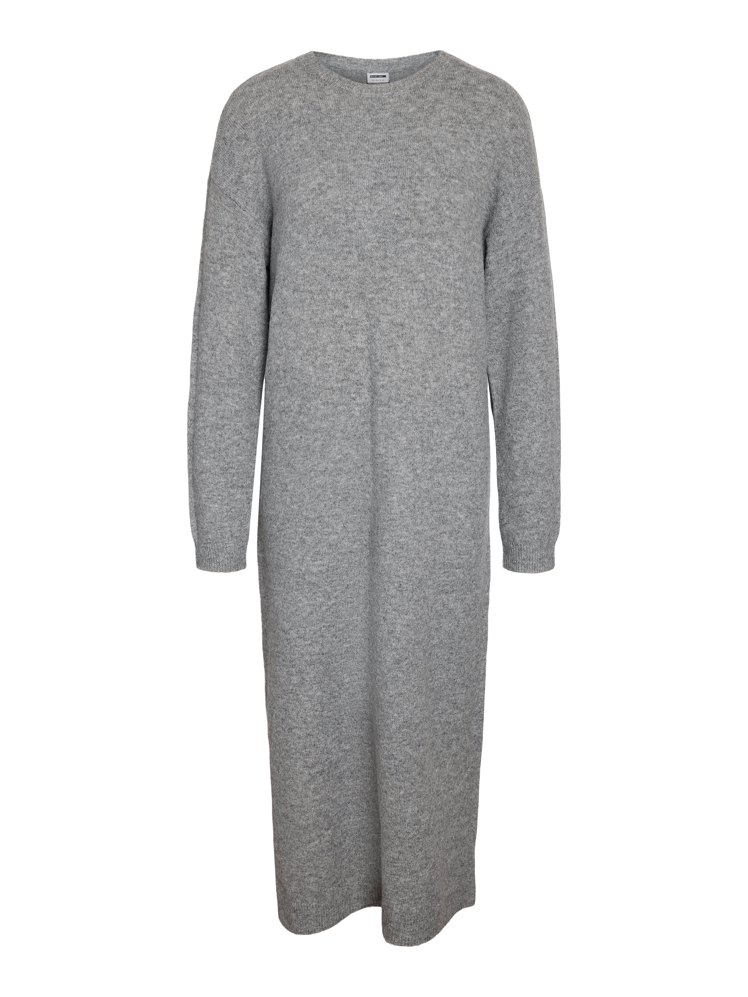 Noisy may Robe en tricot »NMLIZETTE L/S MIDI KNIT DRESS NOOS« Materialmix, regular fit, mit Wolle
