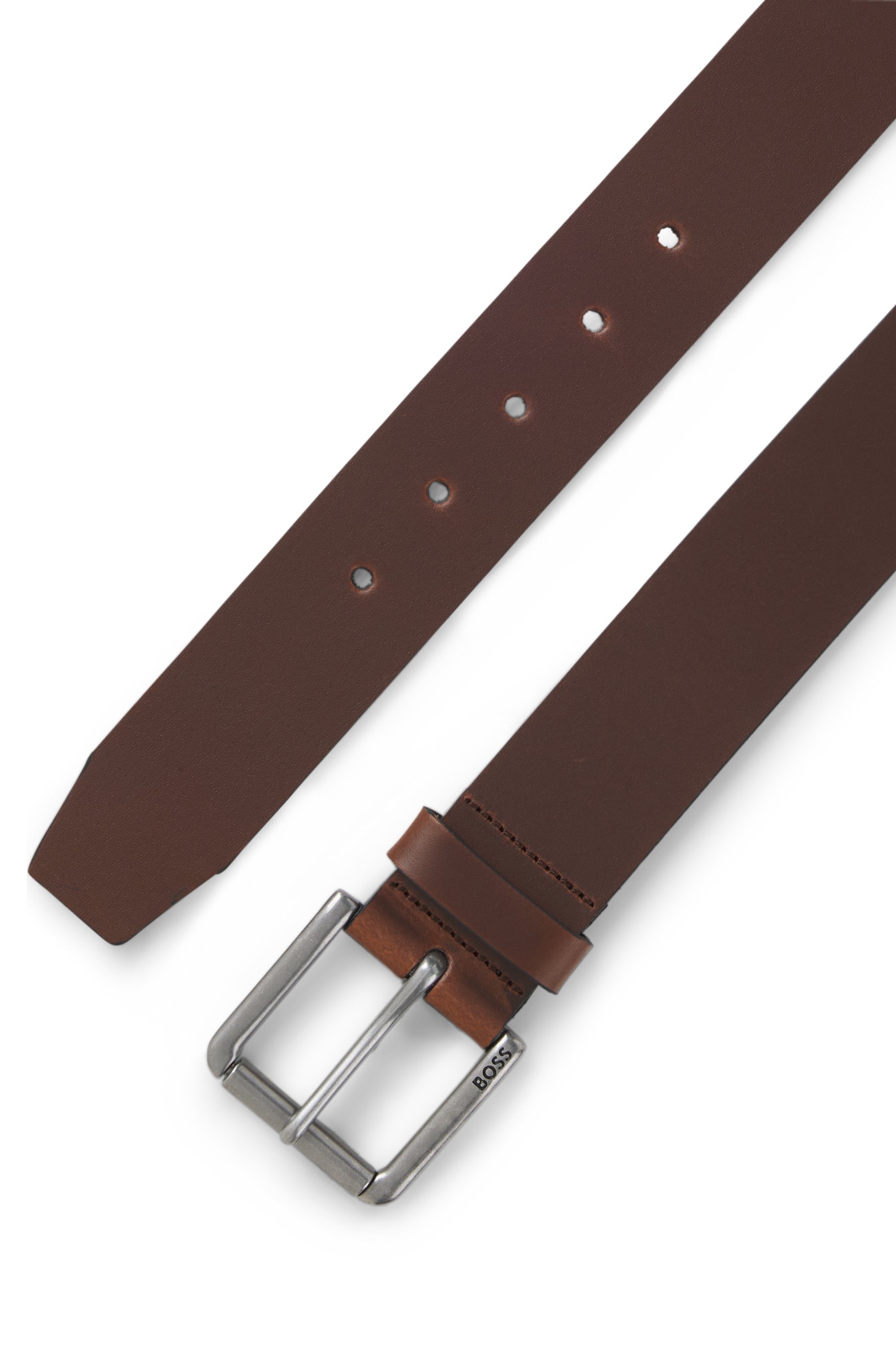 BOSS Ceinture en cuir »Joris Sz40« mit Logo auf der Dornschliesse