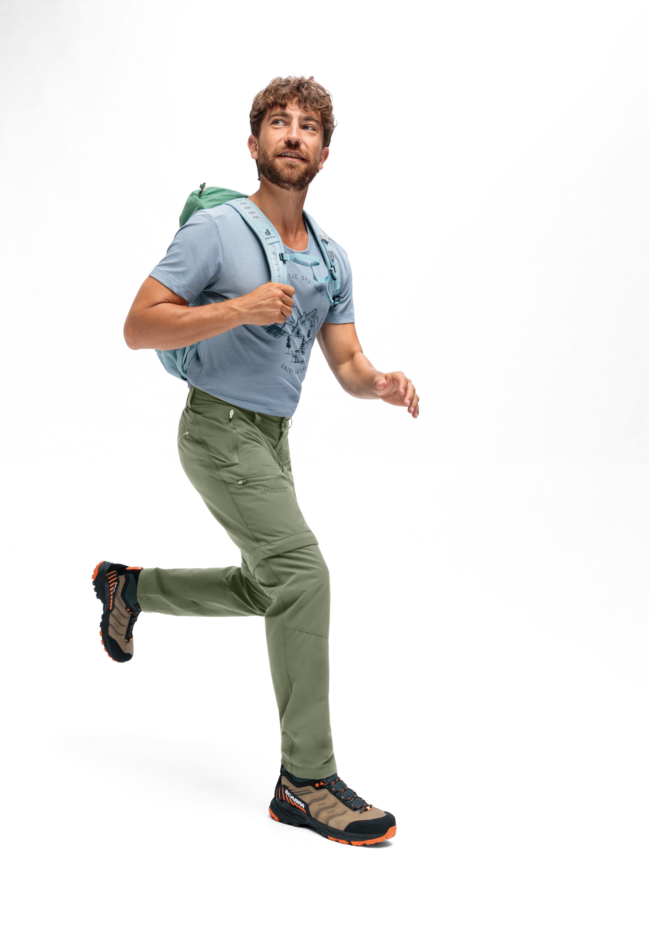 Maier Sports Outdoorhose »Tajo Zip Loop«  Herren Zip-Off Wanderhose, atmungsaktive Trekkinghose, Regular Fit