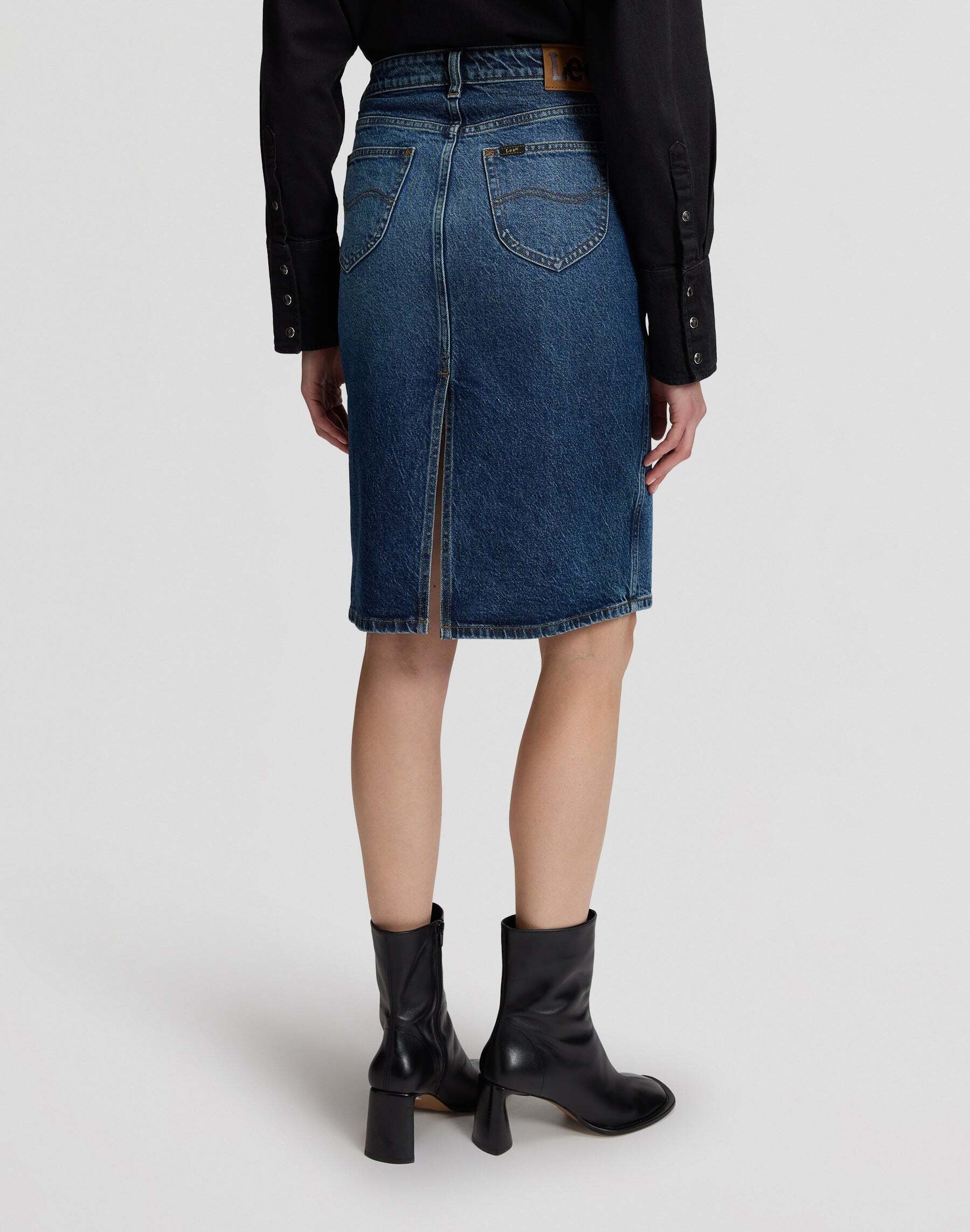 Lee® Jupe en jean »Lee Jeansrock Midi«