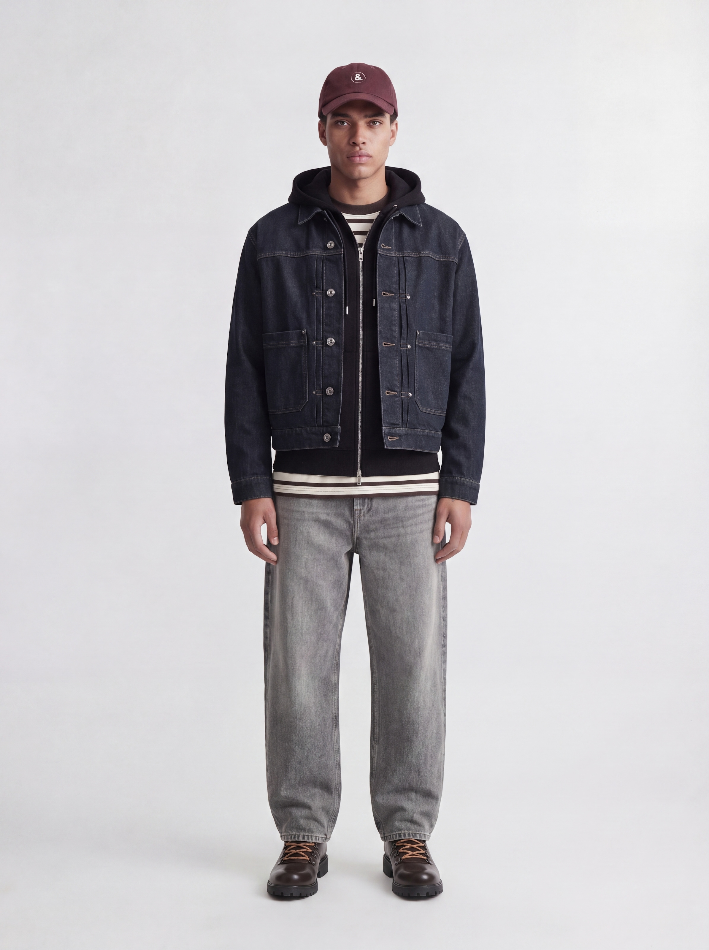 Jack & Jones Sweat à capuche »JJEACE SWEAT ZIP HOOD NOOS« mélange coton, coupe décontractée