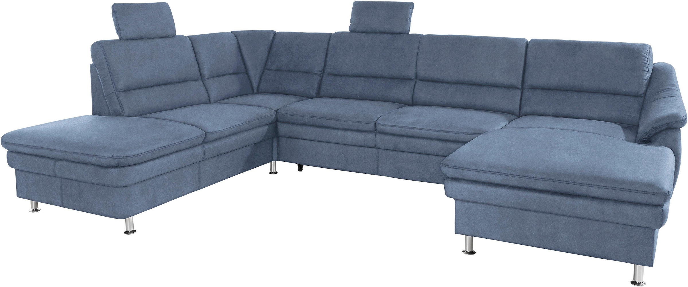 sit&more Wohnlandschaft »Cardoso U-Form« mit Federkern und Kopfstützen, mit Bettfunktion und Relaxfunktion