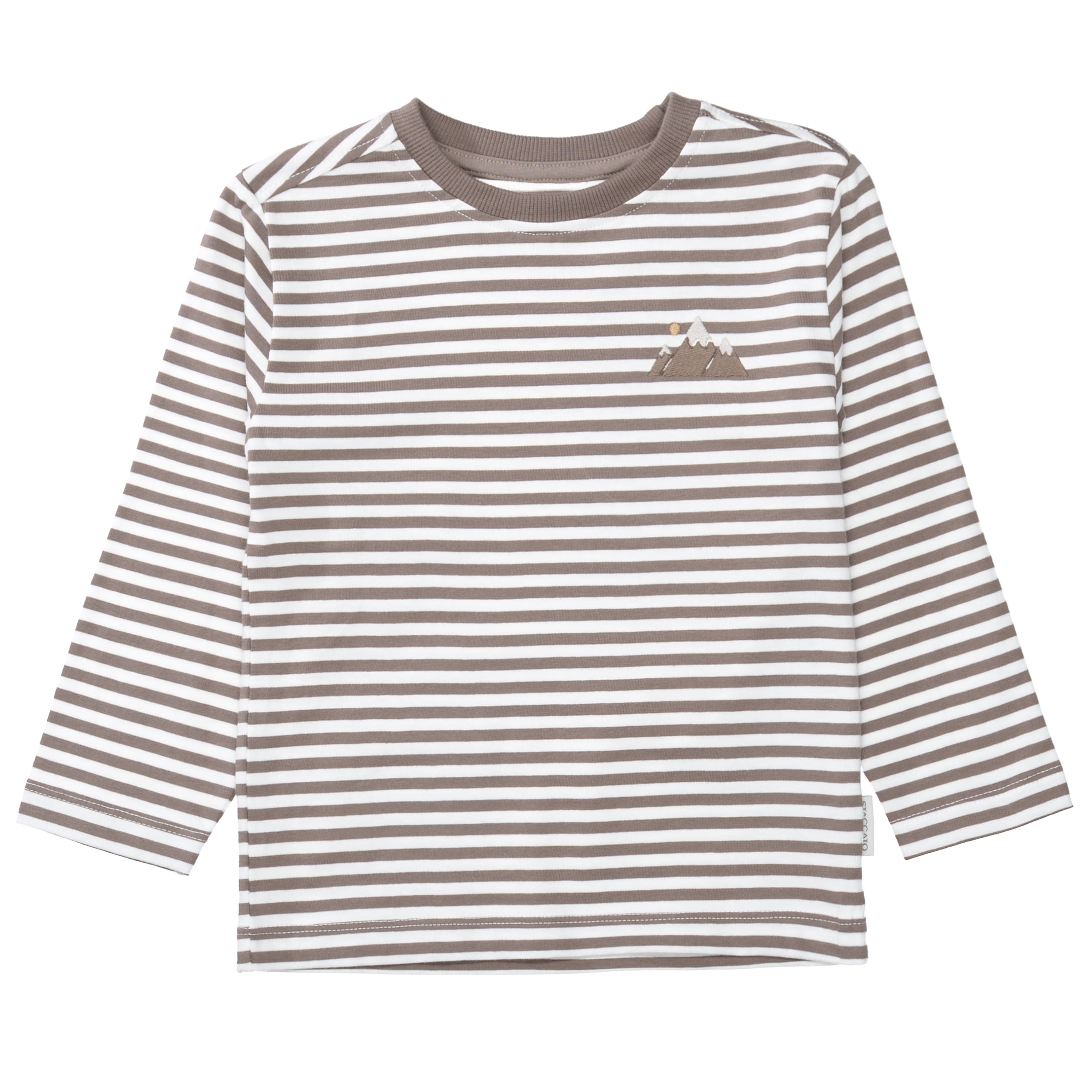 STACCATO T-shirt à manches longues Paquet, 2 lot de 2 / rayé-imprimé / pour garçons