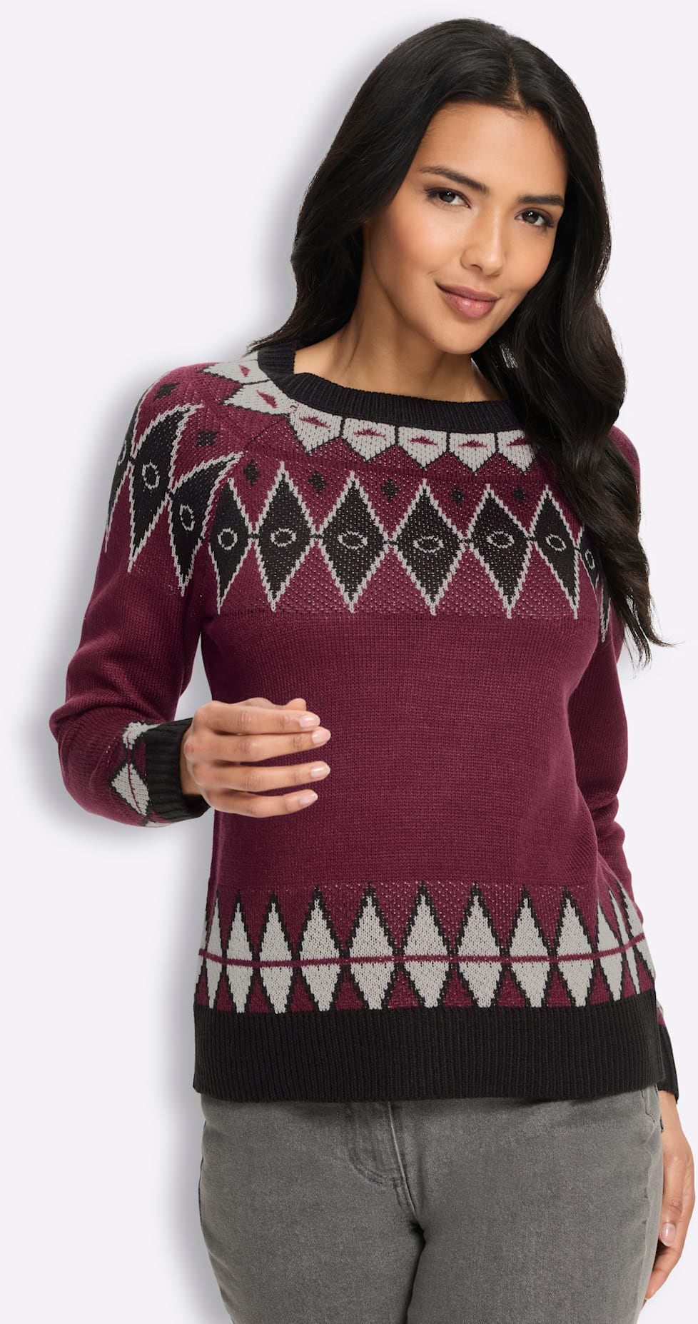 Classic Basics Pull à col rond »Rundhals-Pullover«
