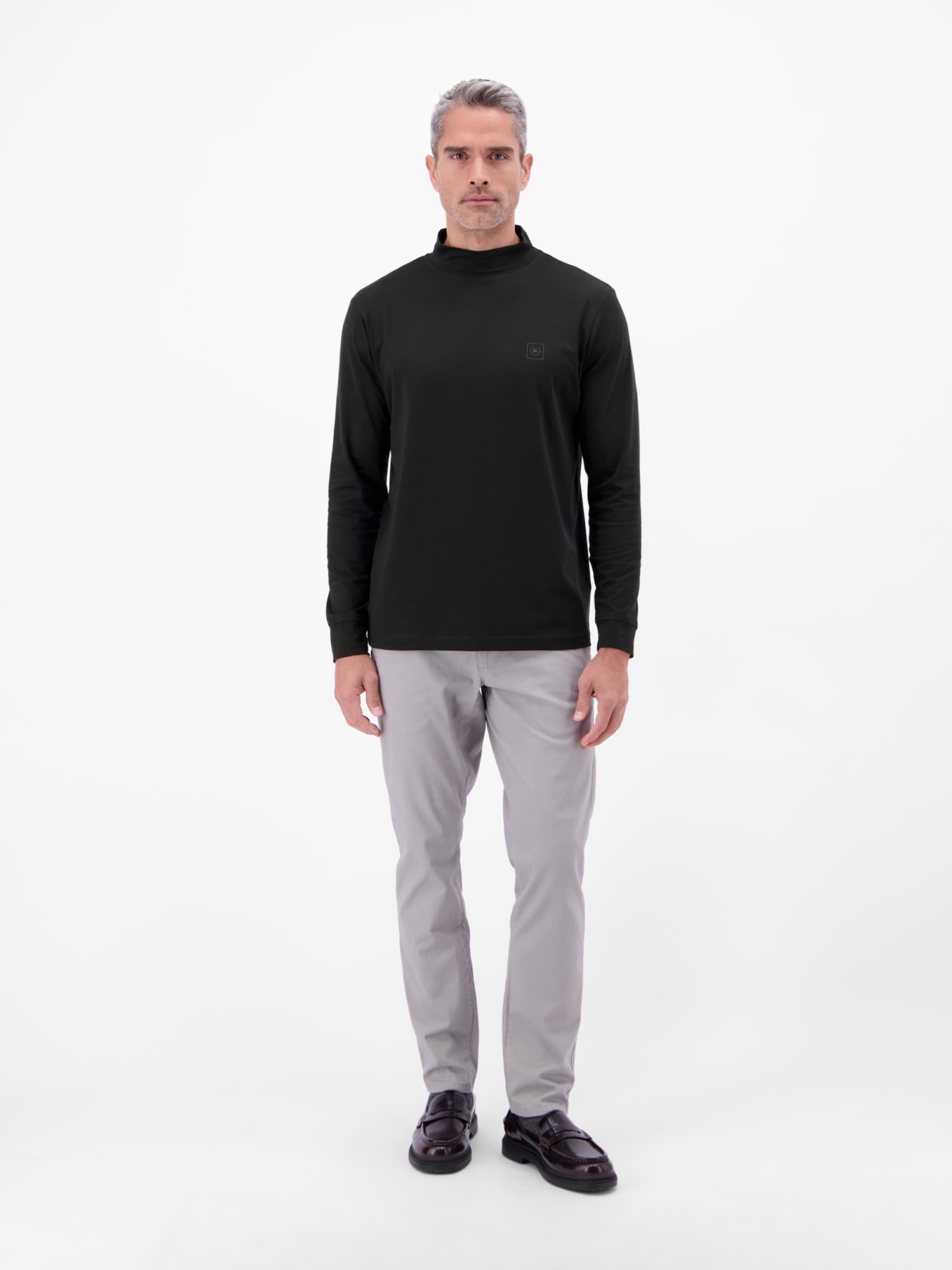 LERROS Sweat-shirt »Herren-Shirt mit modischem Turtleneck«

