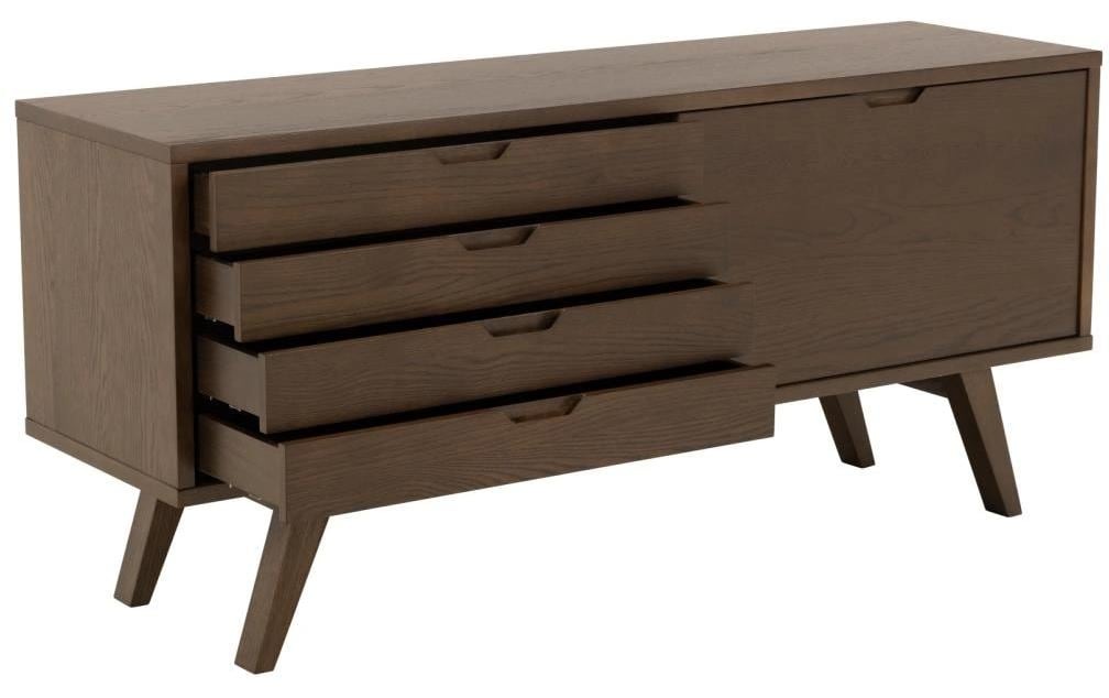 AC Design Buffet »A-Line 160 x 45 x 72 cm« Buffet élégant en chêne blanchi
