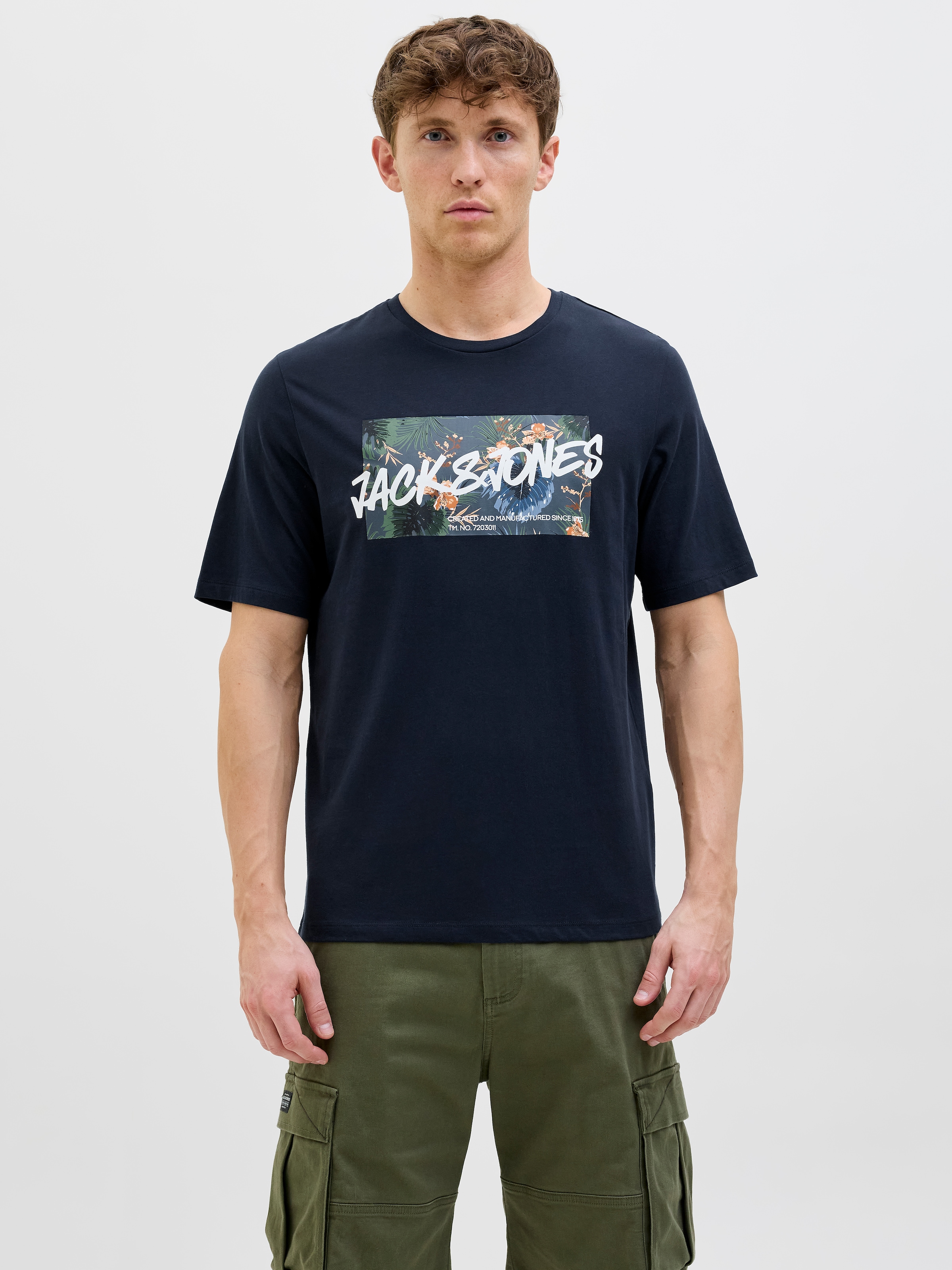 Jack & Jones T-shirt imprimé »JJHAWAII SHAPE TEE SS CREW NECK«