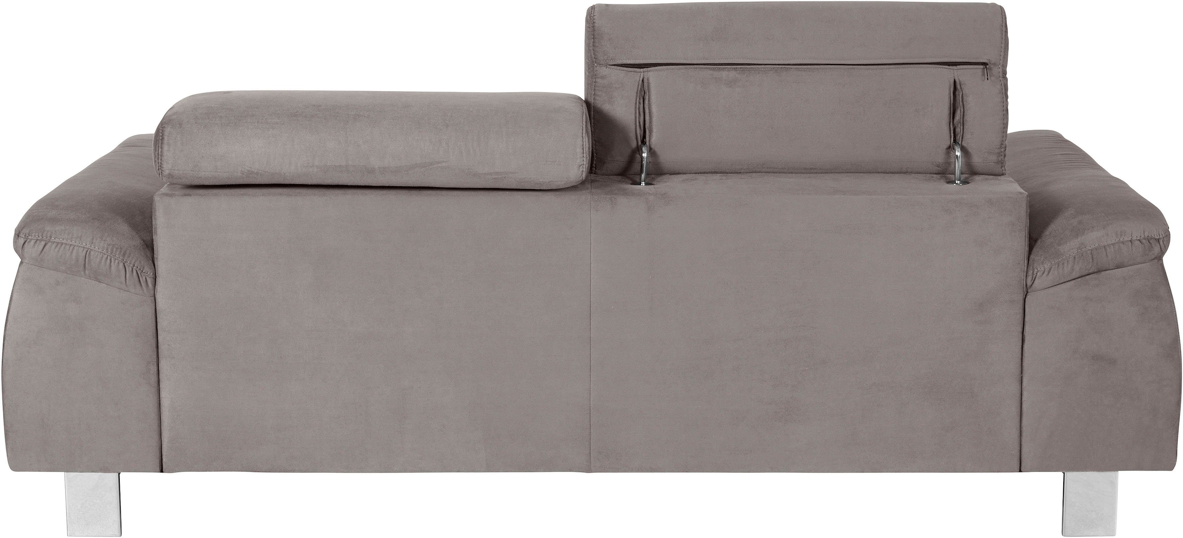 COTTA Ensemble rembourré »Komaris, B: 193 bzw. 100 cm« Set,  Set: 3er-Sofa & Hocker, mit Kopfteilverstellung