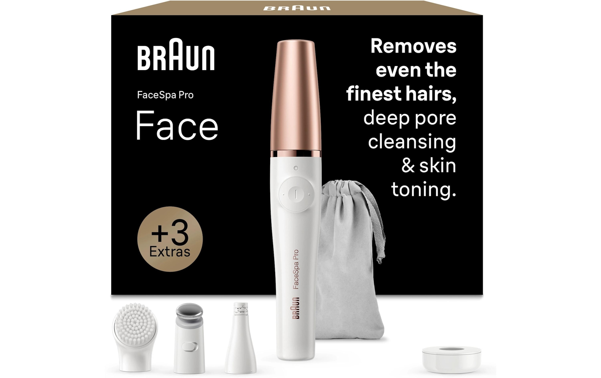 Braun Appareil anti-âge »Gesichtsreiniger FaceSpa Pro SE 911«