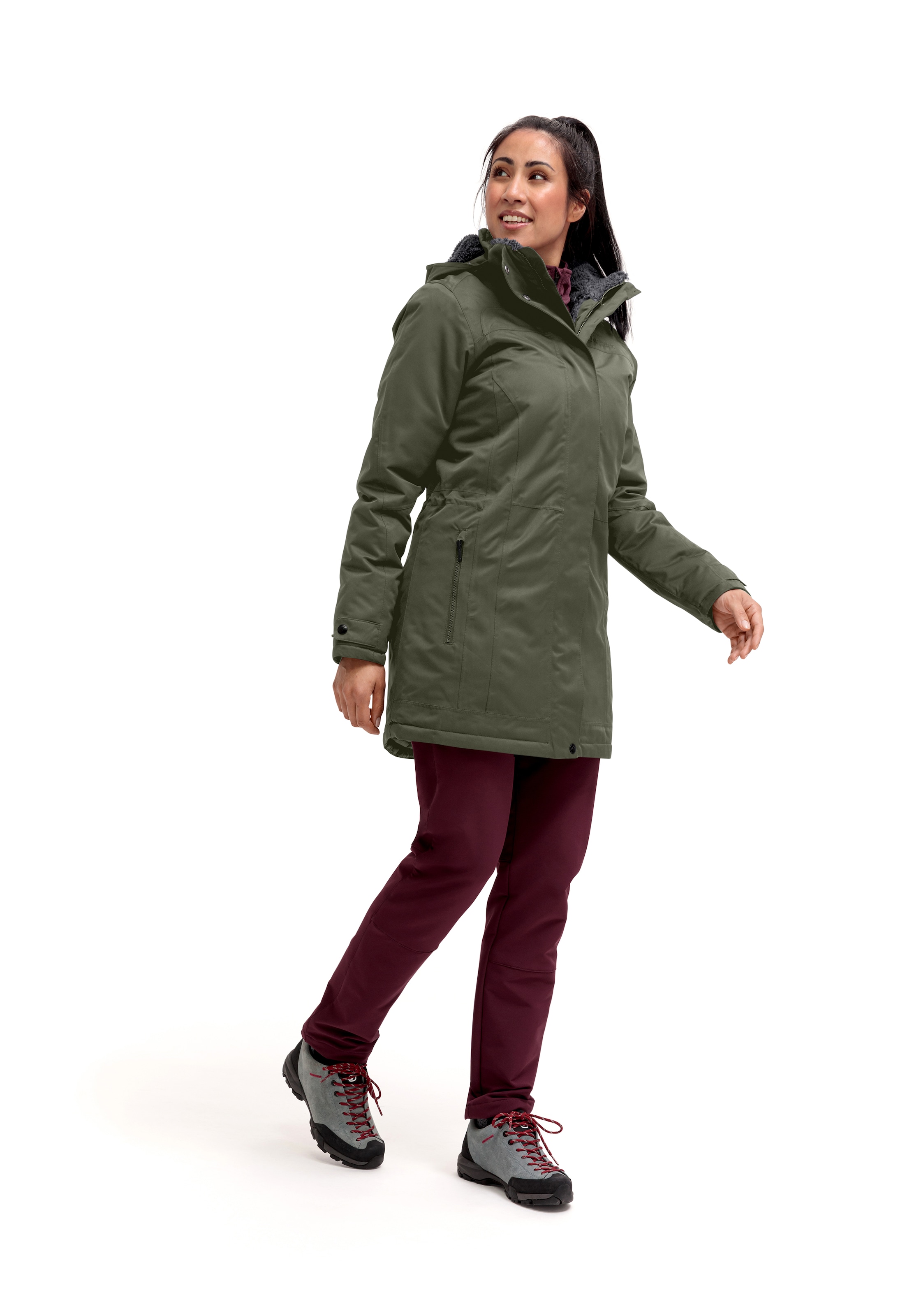 Maier Sports Veste d'hiver »Lisa 2.1« Damen Mantel, atmungsaktiver Wintermantel, wasserdicht, Regular Fit