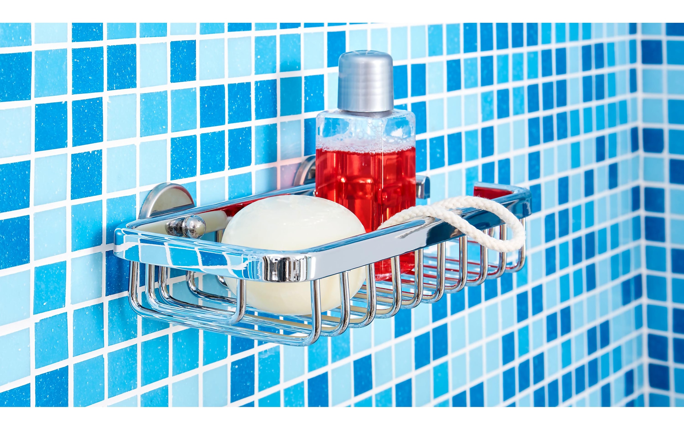 tesa Étagère de salle de bain »Aluxx einstöckig, flach«