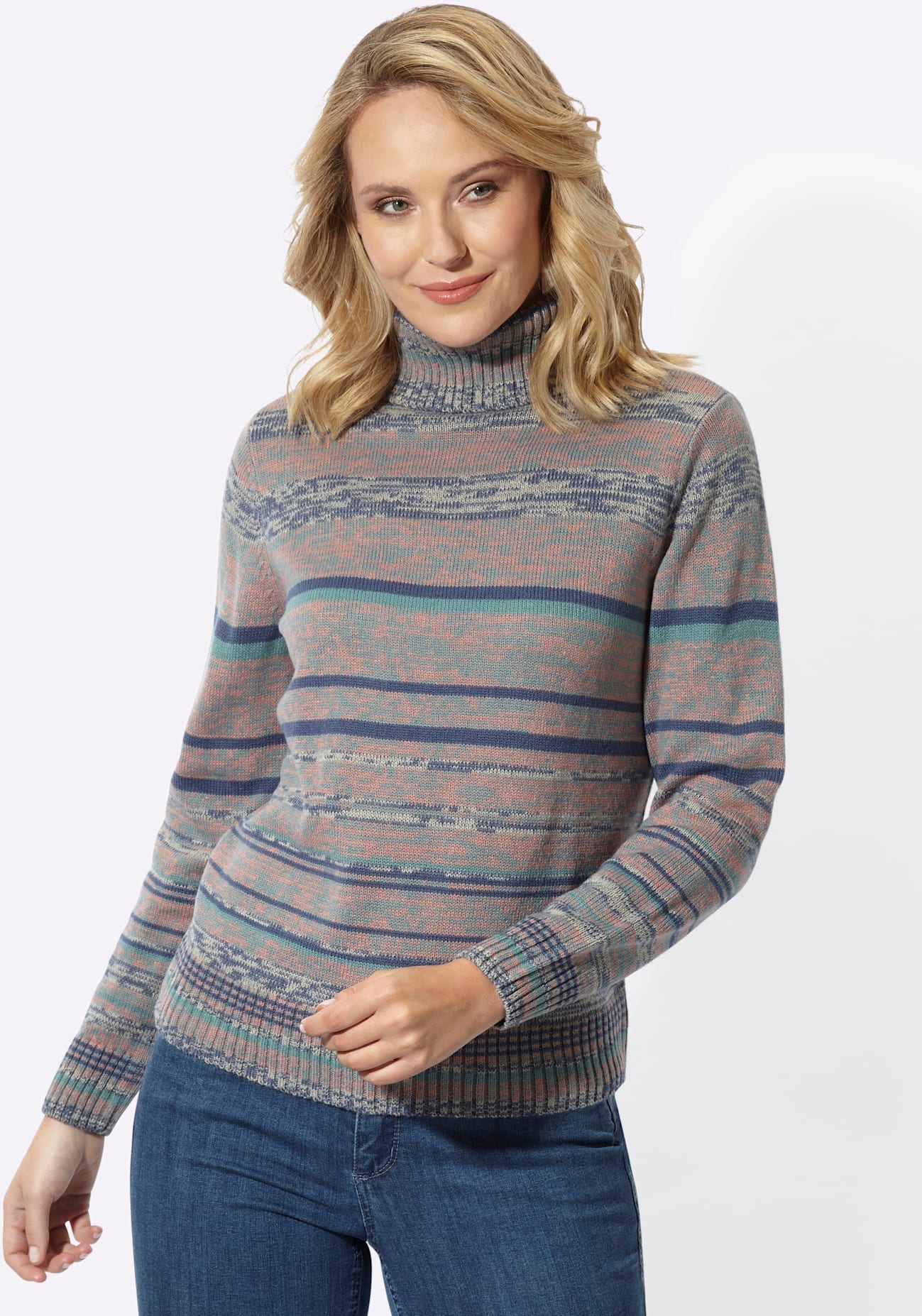 Classic Basics Pull à col roulé »Rollkragen-Pullover«