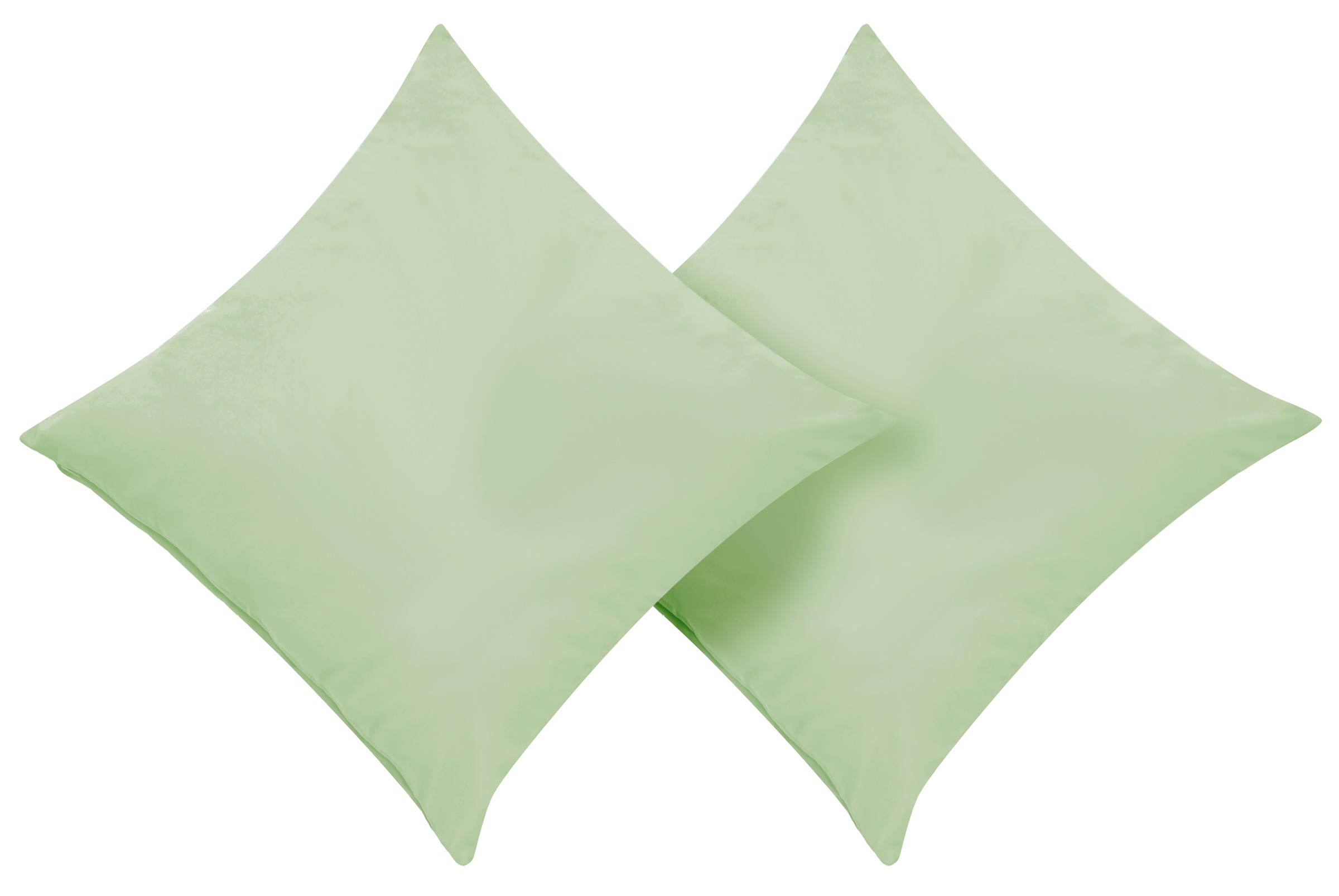 GOODproduct Dekokissen »Raja« einfarbig, Kissenhüllen ohne Füllung , 40 x 40 cm, 2er-Set, Mikrofaser