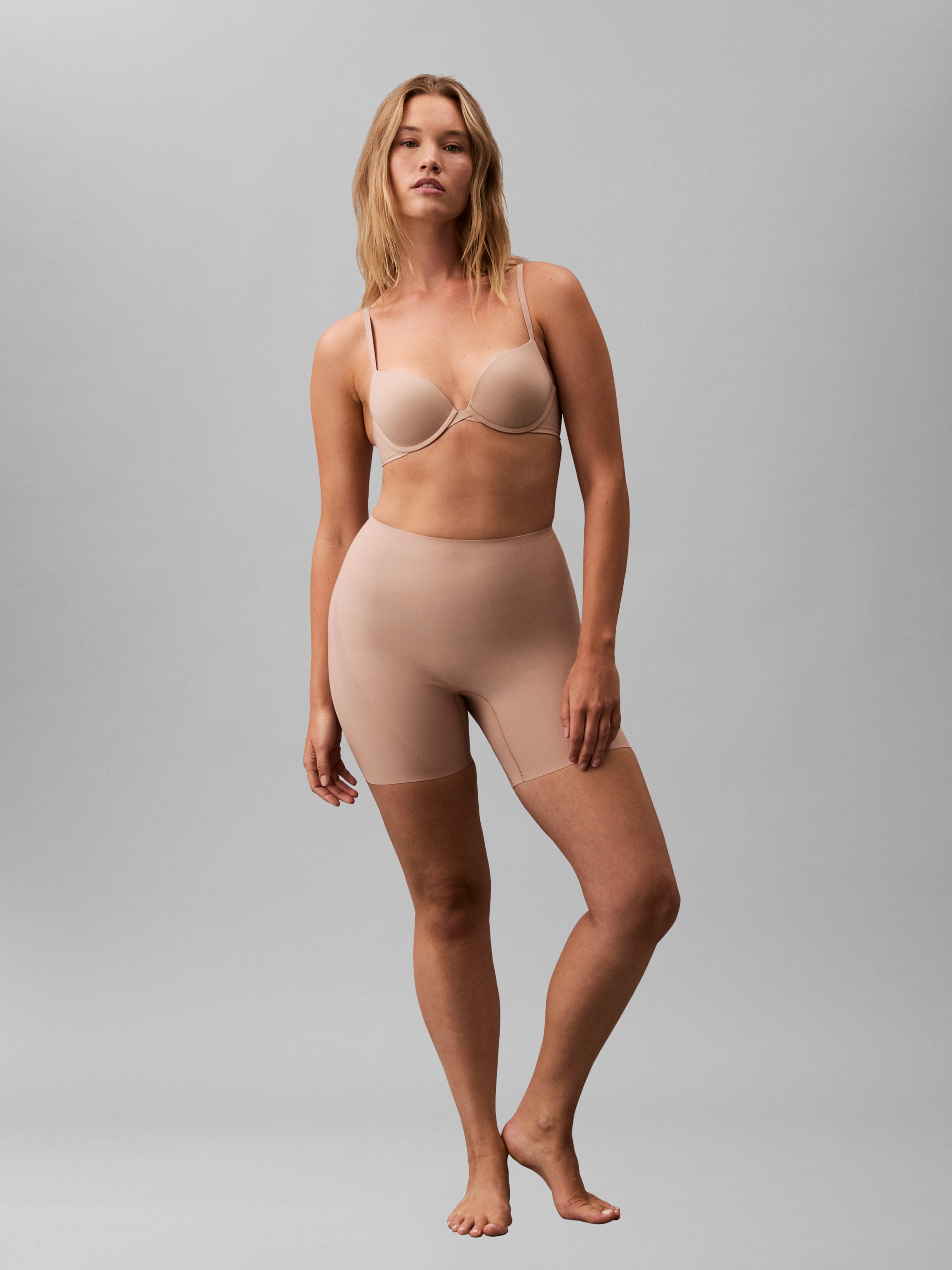 Calvin Klein Underwear Formpants »SCULPT FIRM THIGH SLIMMER SHORT« mit Mesh-Einsätzen, shapewear