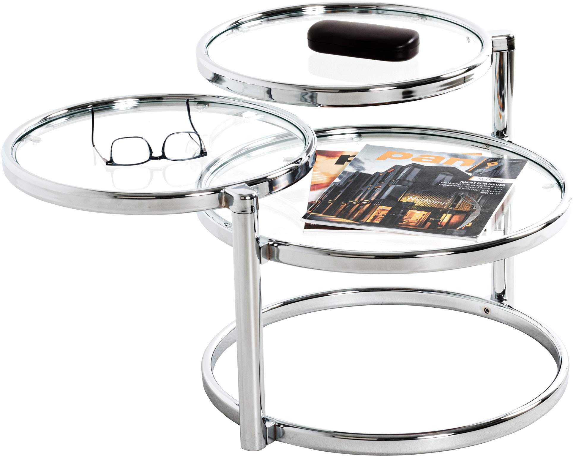 HAKU Couchtisch Chrom