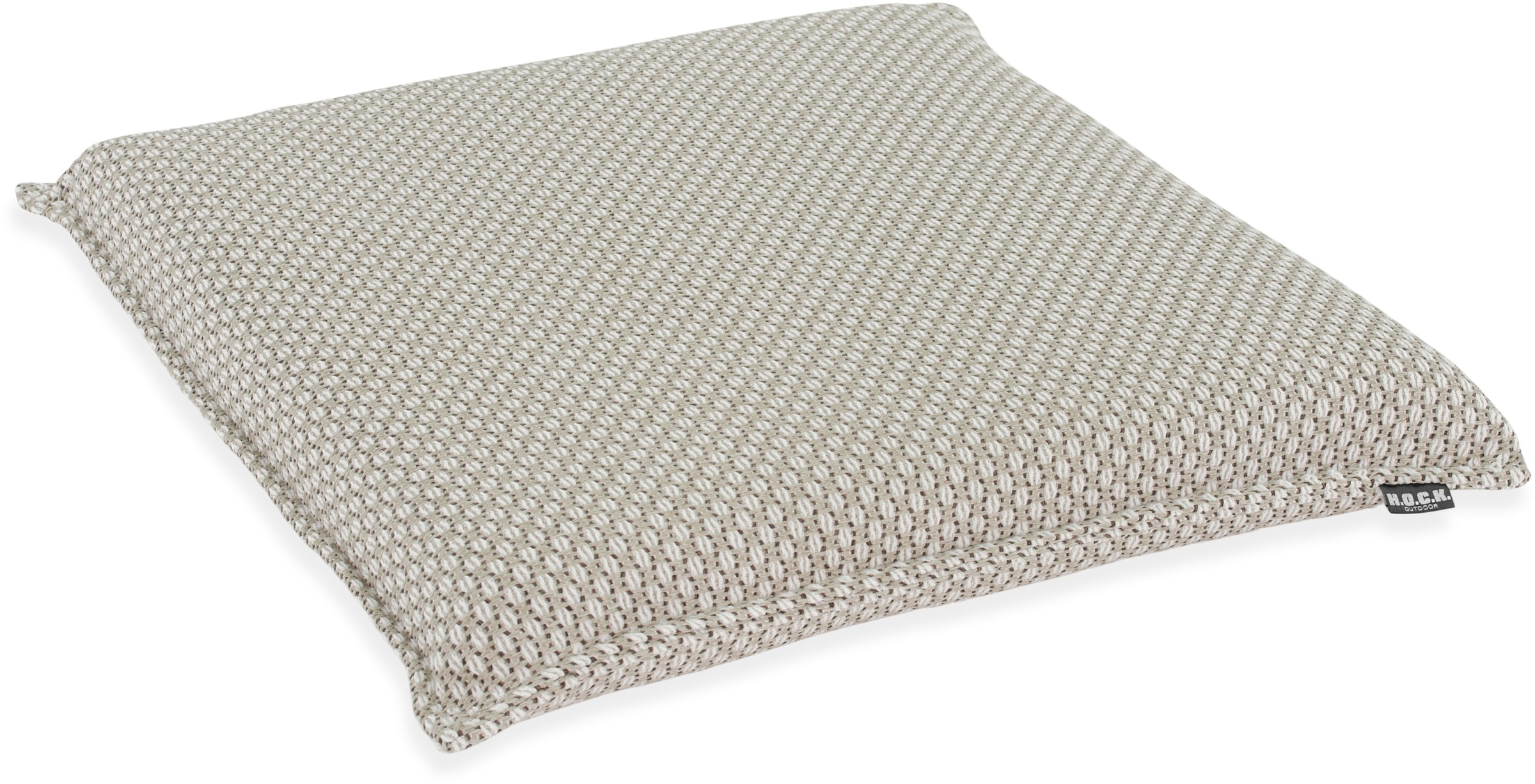 H.O.C.K. Sitzauflage »Linocea« Outdoor Sitzkissen, 40x40x6cm, Stuhlkissen, salbei mint, gemustert