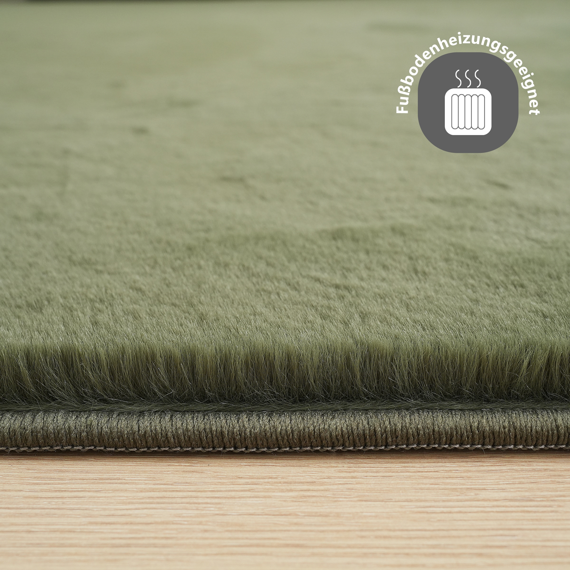 GOODproduct Fellteppich »Balu, Kunstfellteppich, Modern, Langflor Teppich« rechteckig 20 mm Höhe Kaninchenfell-Haptik, kuschelig, weich, Wohnzimmer, Schlafzimmer