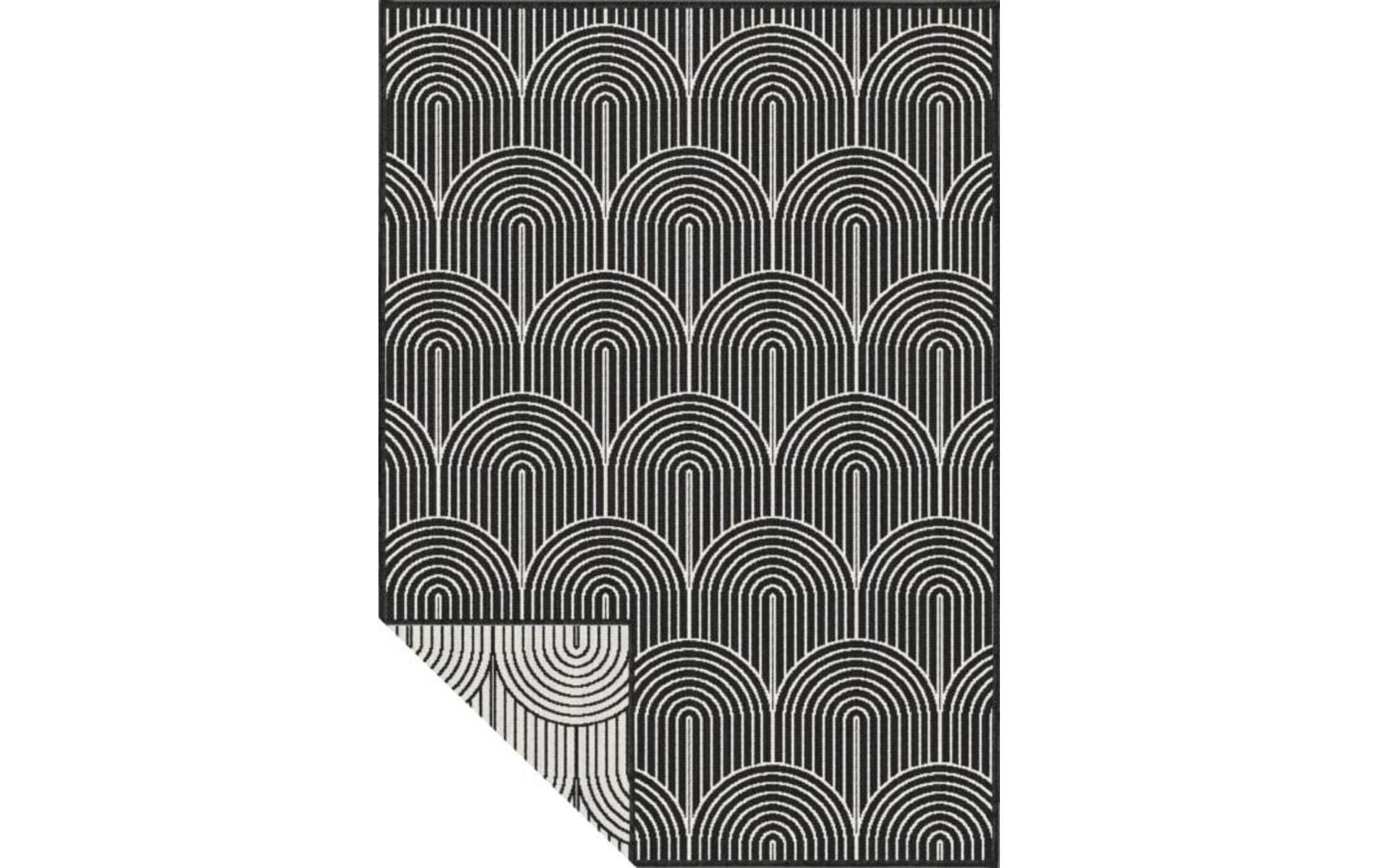 HANSE Home Tapis »Pangli, Wendeteppich« Rectangulaire 5 mm Höhe In-& Outdoor, Teppich, Wetterfest, Balkon, Garten, Wohnzimmer, Modern