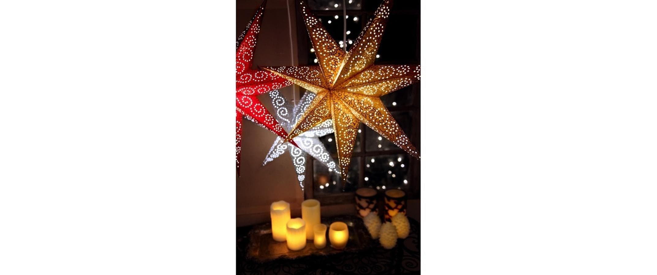 Parforce Traditional Hunting LED Dekolicht »Trading Papierstern Antique«